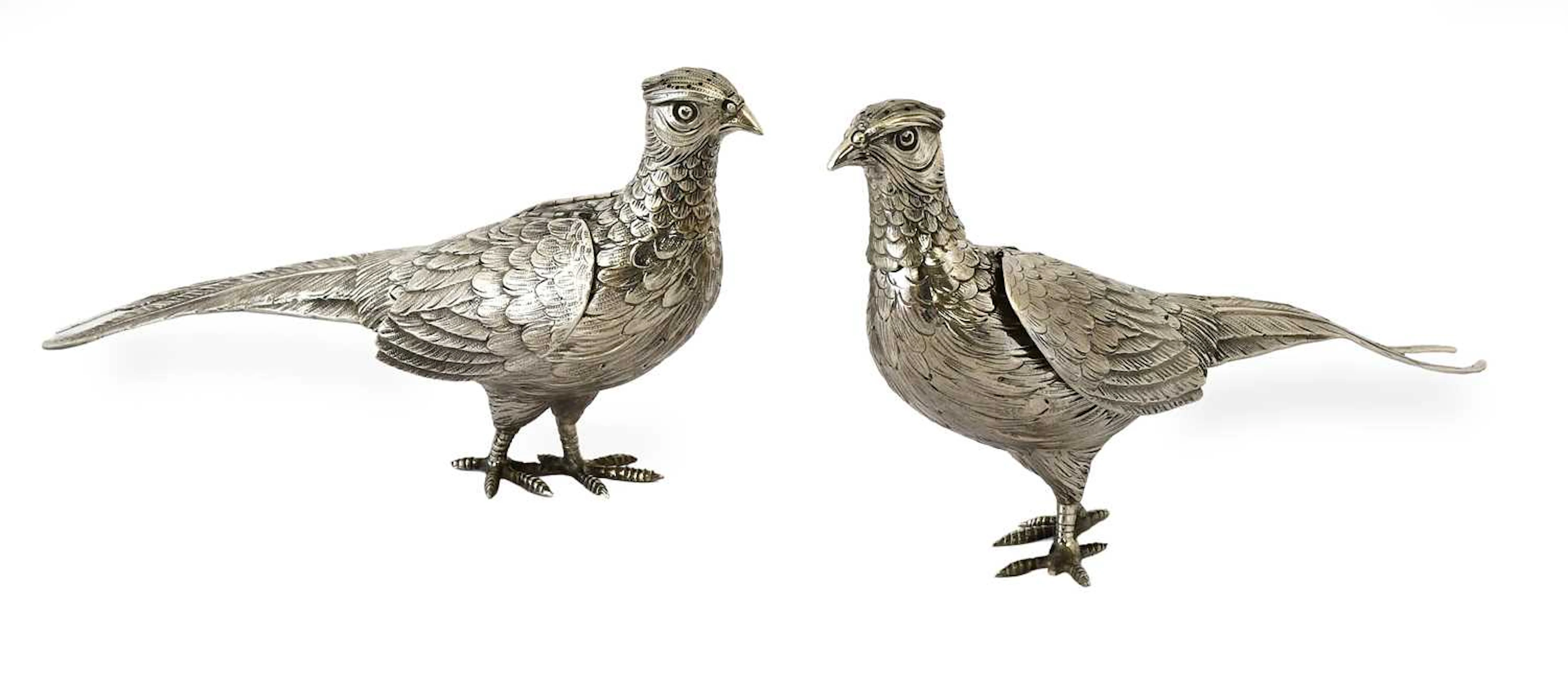 A Pair of German Silver Pepperettes, Probably Hanau, First Quarter