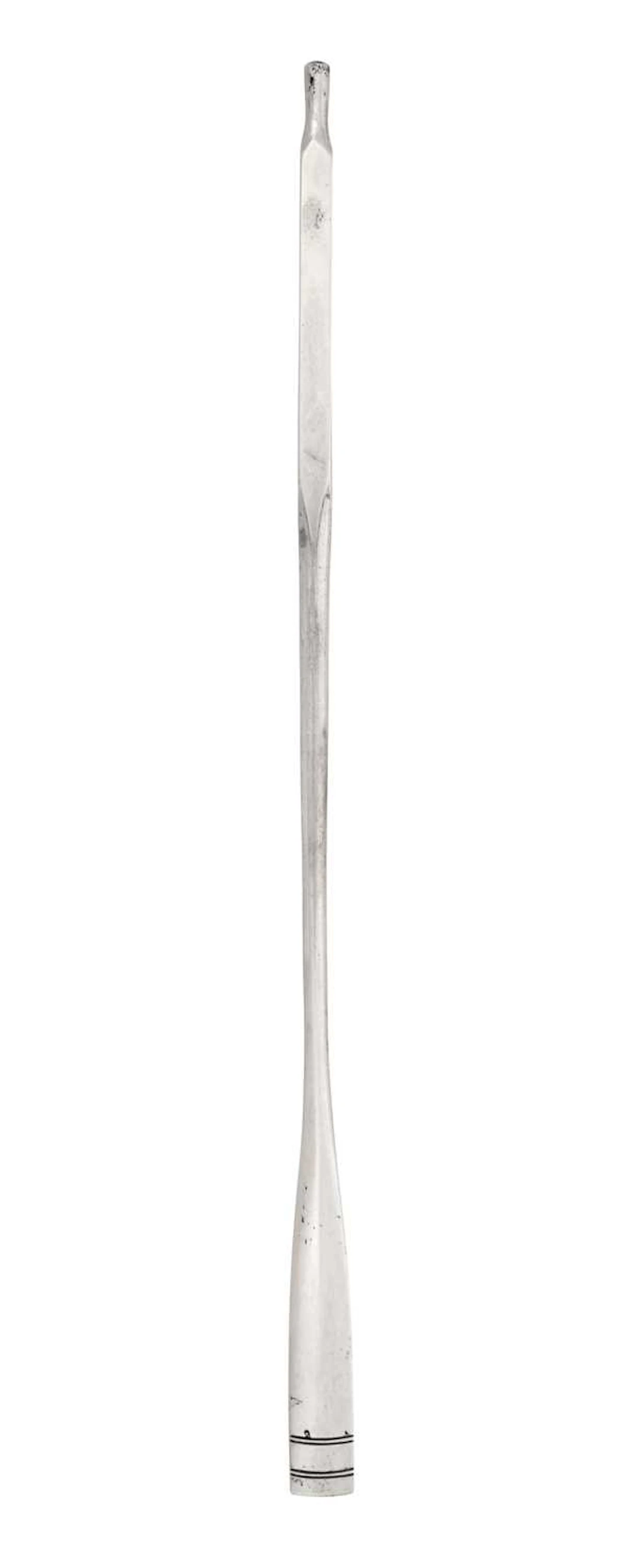 A Chinese Export Silver Oar by Tai Hua, WeiHaiWei, Circa 1900, With