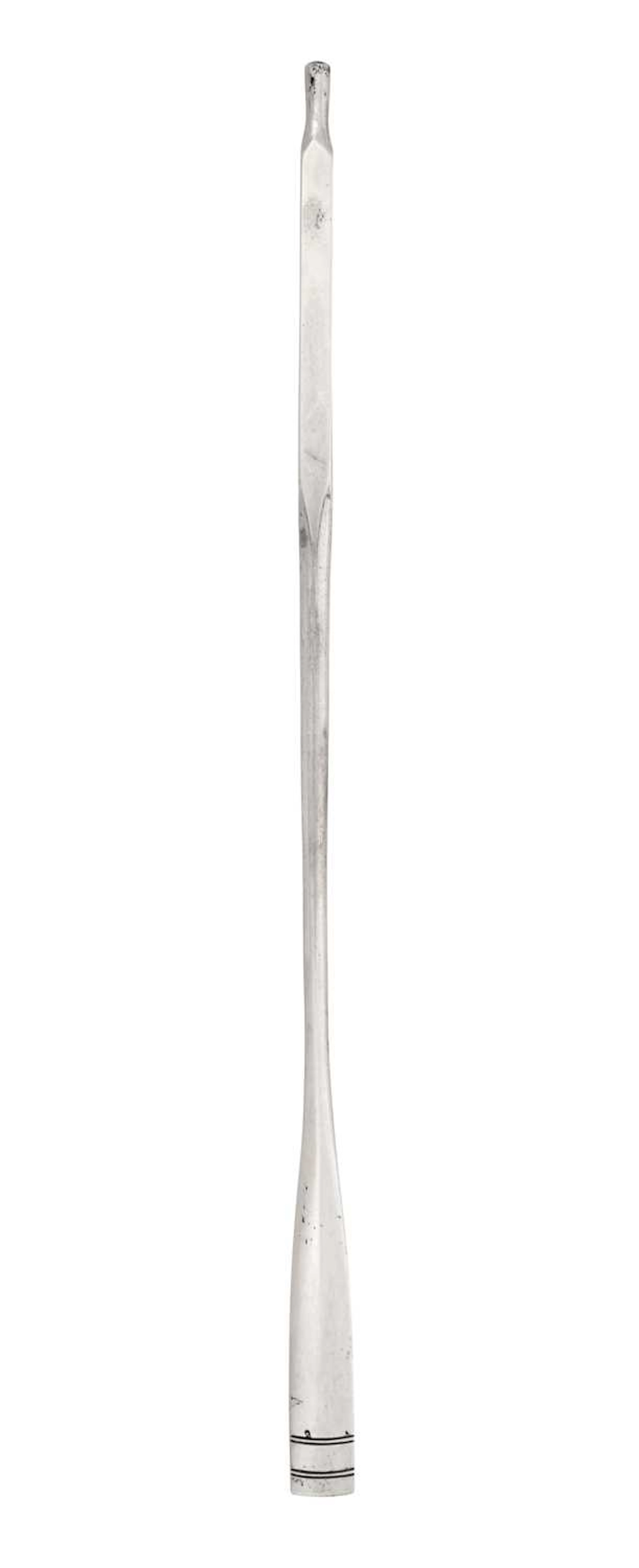 A Chinese Export Silver Oar by Tai Hua, WeiHaiWei, Circa 1900, With