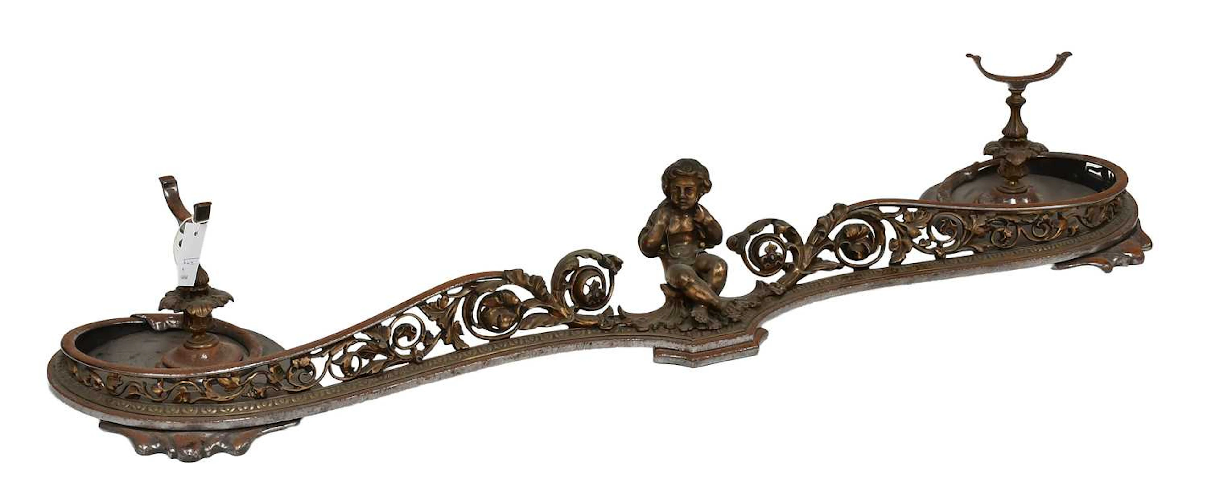 A French Fire Curb, late 19th century