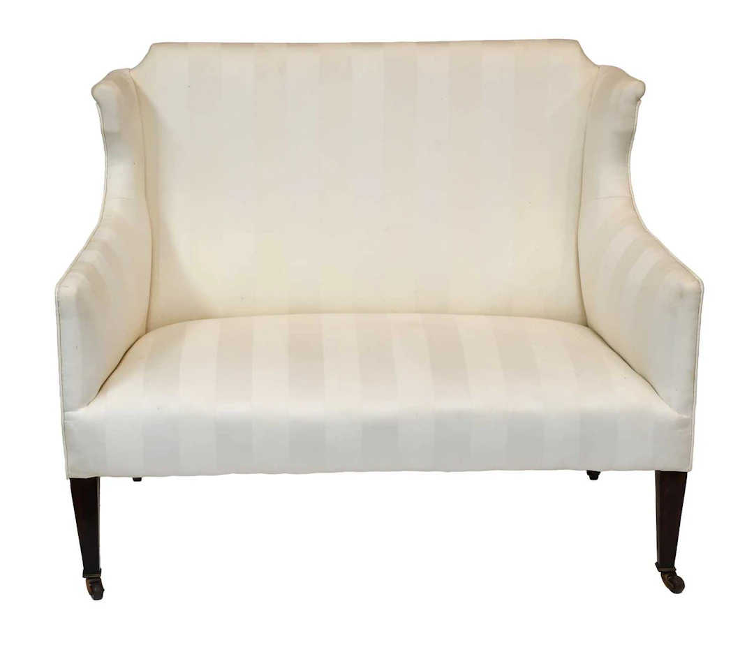 A Winged Back Sofa