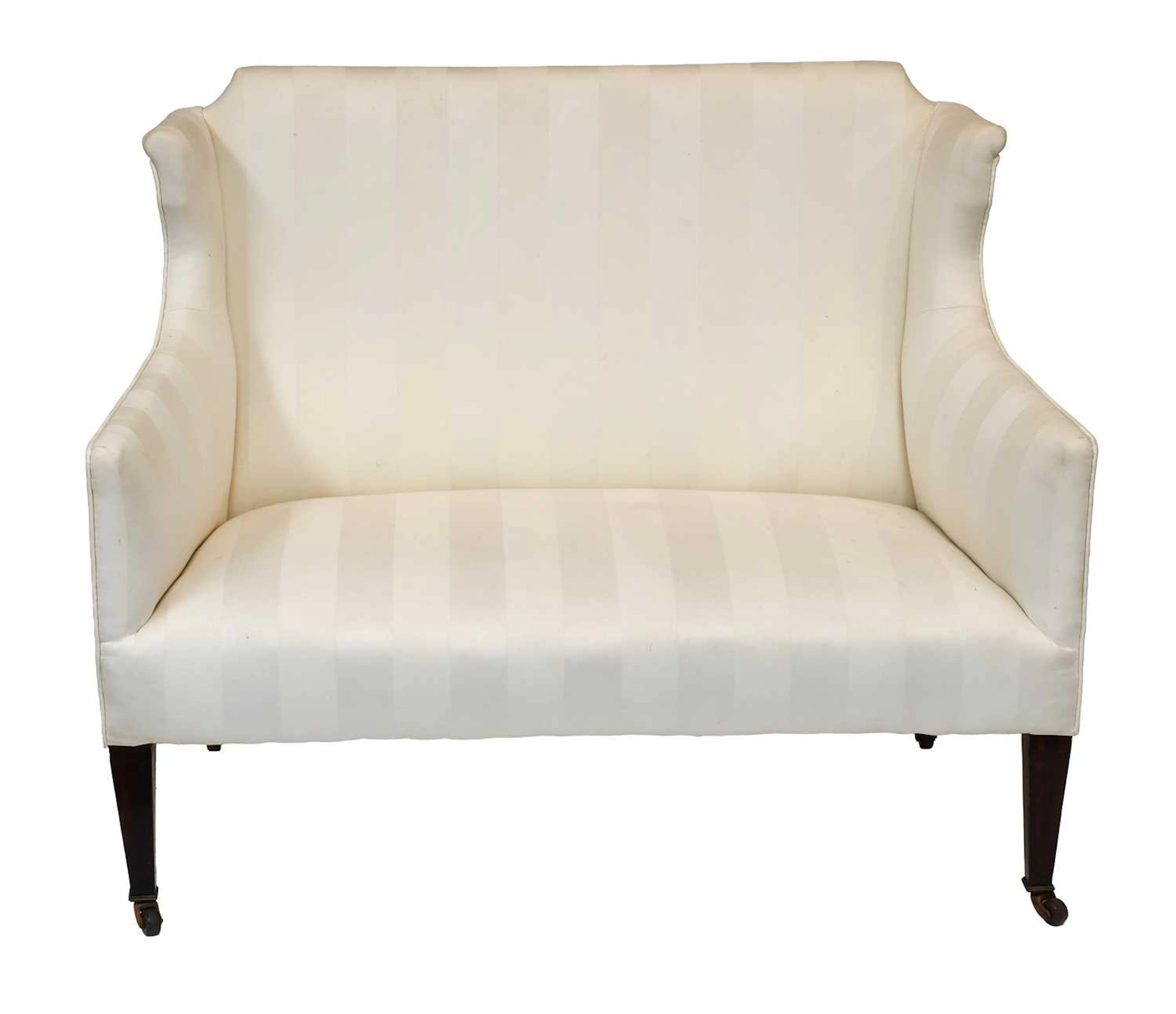 A Winged Back Sofa