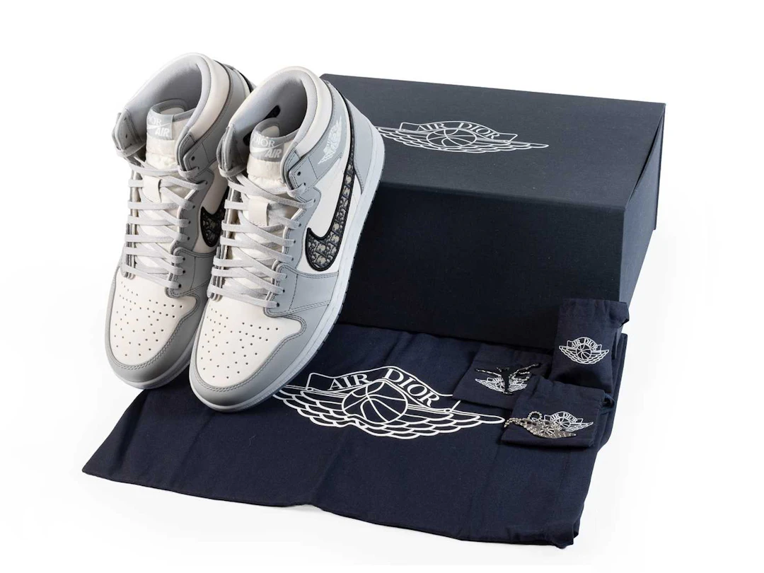 Air Dior, Dior x Air Jordan 1 High Trainers by Kim Jones, Pre-Fall
