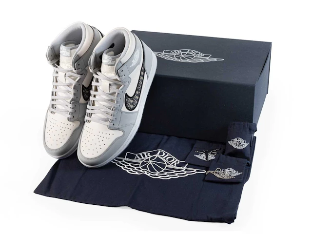 Air Dior, Dior x Air Jordan 1 High Trainers by Kim Jones, Pre-Fall