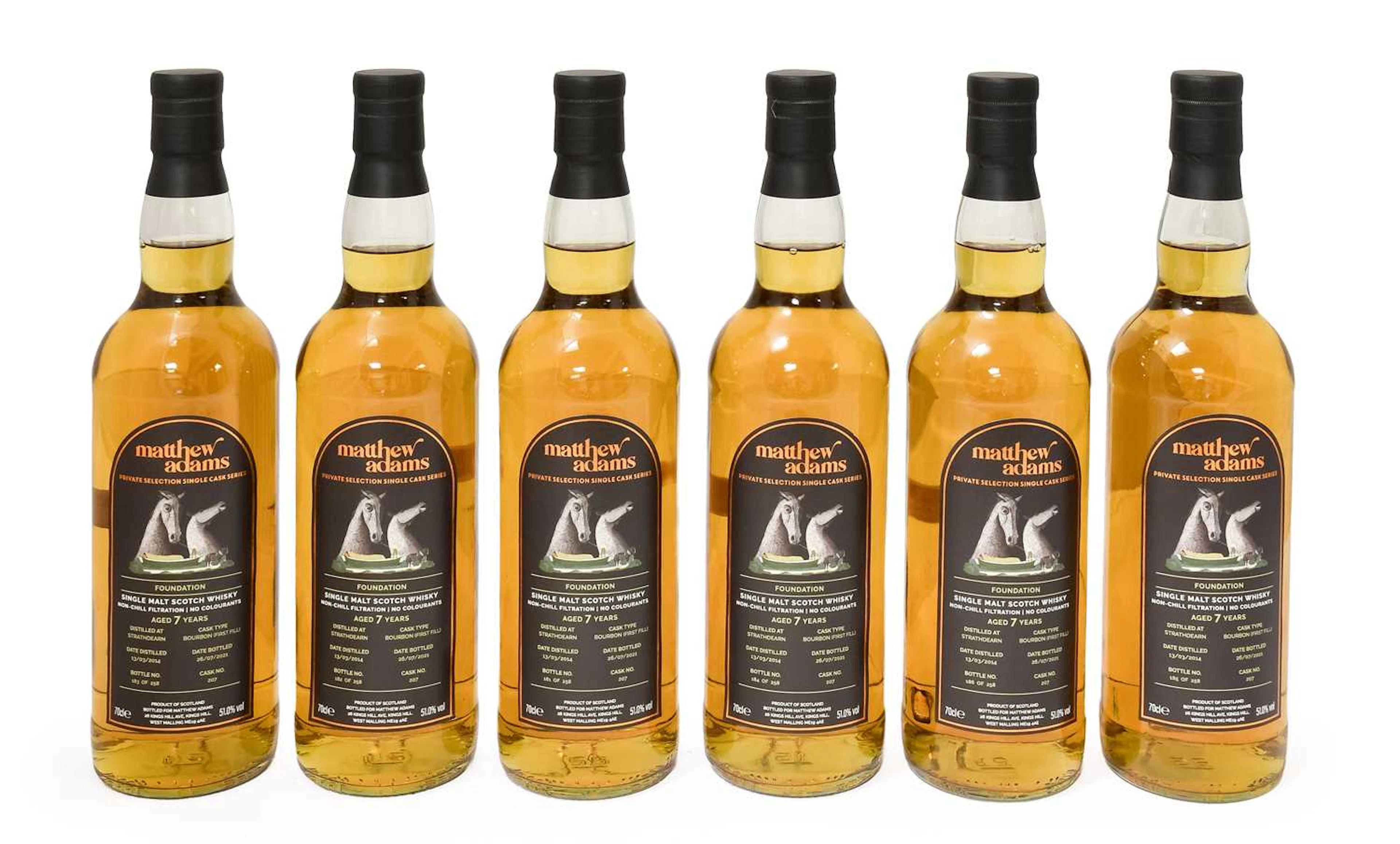 Strathdearn Highland Single Malt Scotch Whisky, bottled by Matthew
