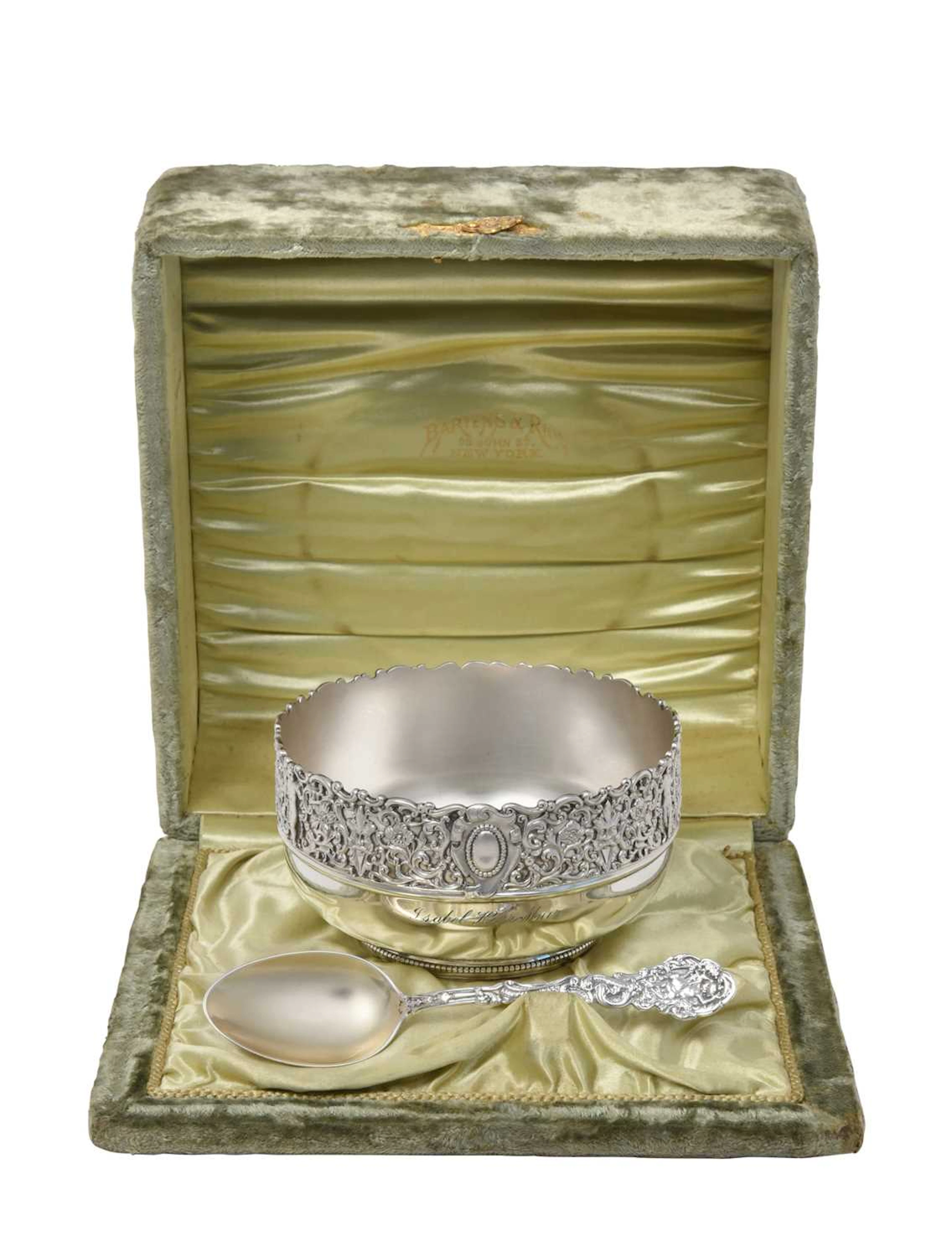 A Cased American Silver Christening-Set by Gorham, Providence, Rhode