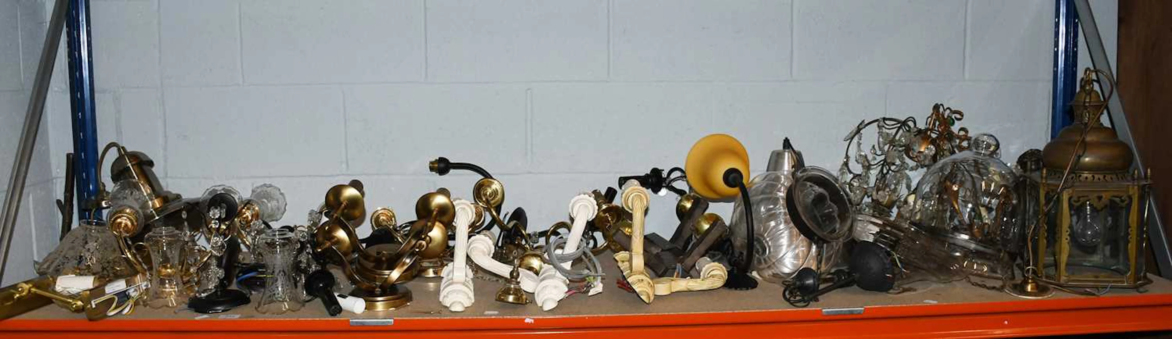 A Large Collection of Modern Lamps
