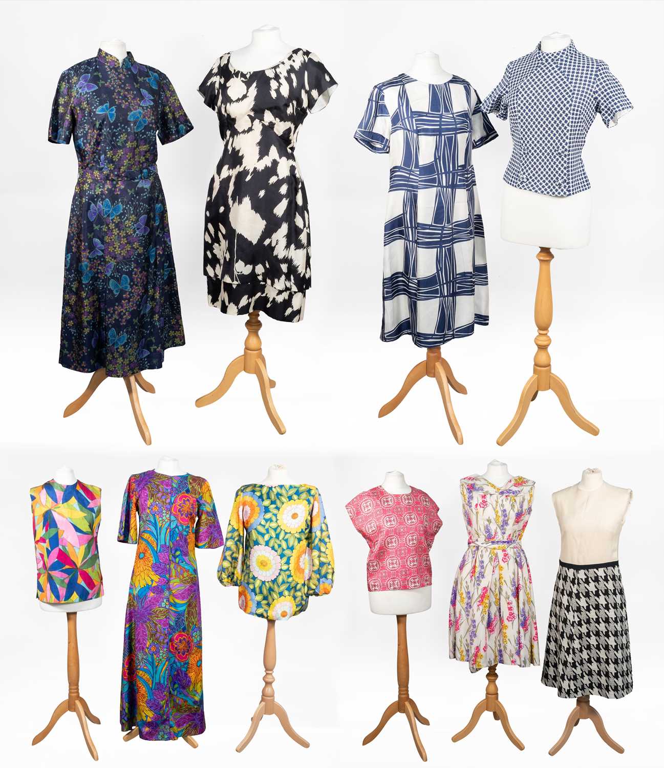 Circa 1960s and Later Ladies Day Wear, Wallach New York, Rodney Dresses