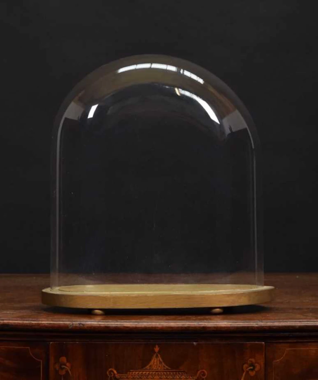 Glass Dome: An Oval Glass Dome