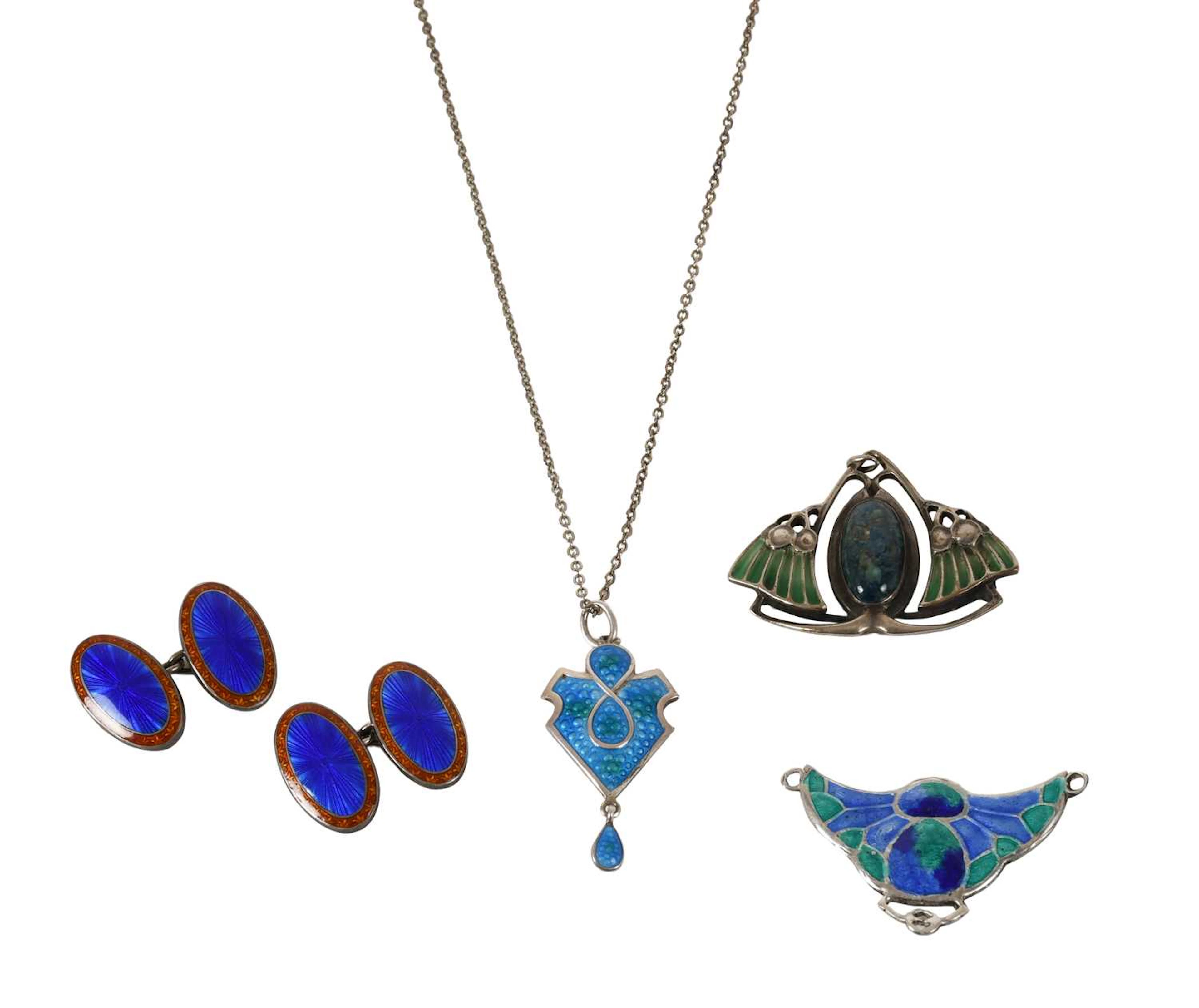 A Quantity of Enamel Jewellery