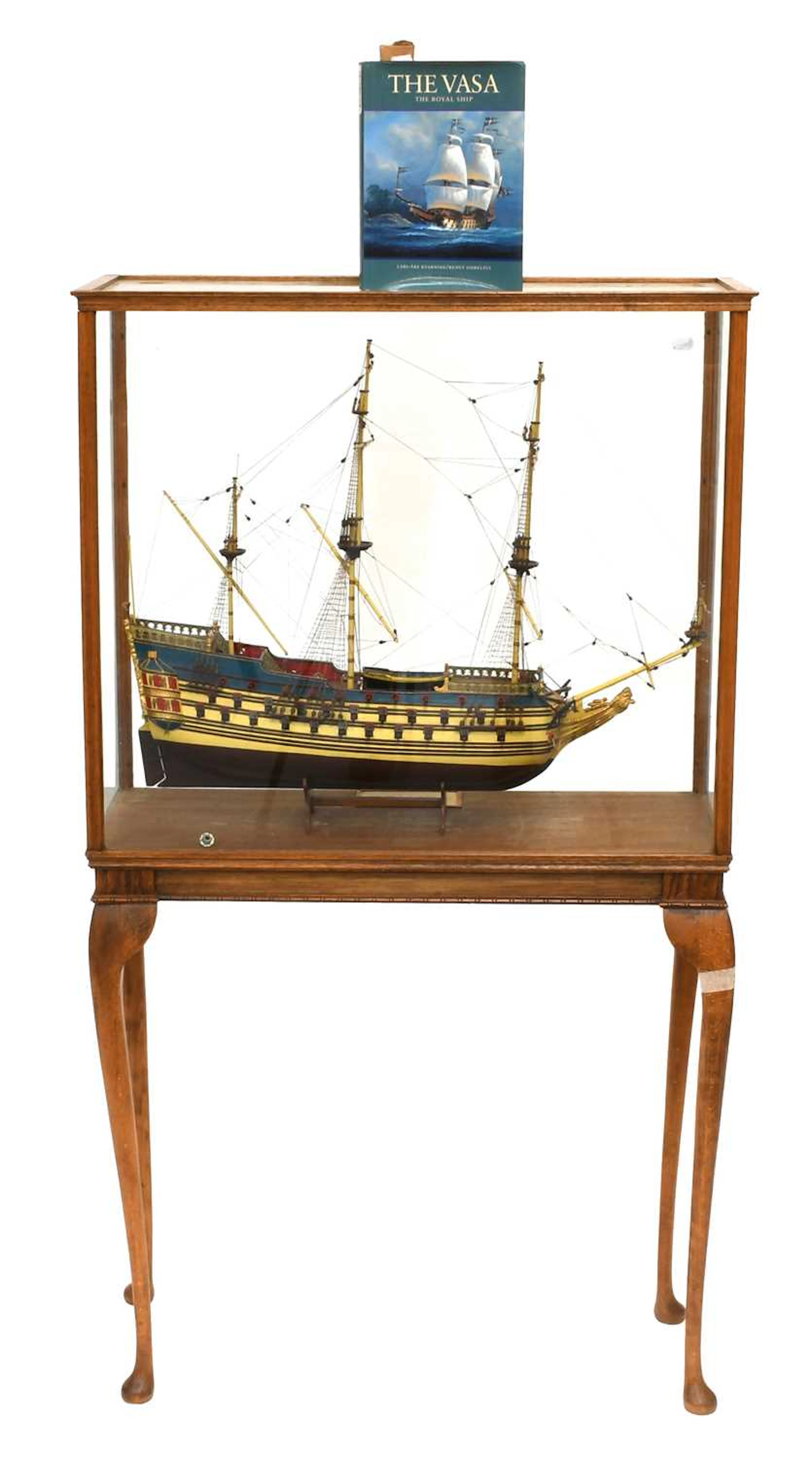 A Scale Model of the "Wasa", A Triple-Masted Ship