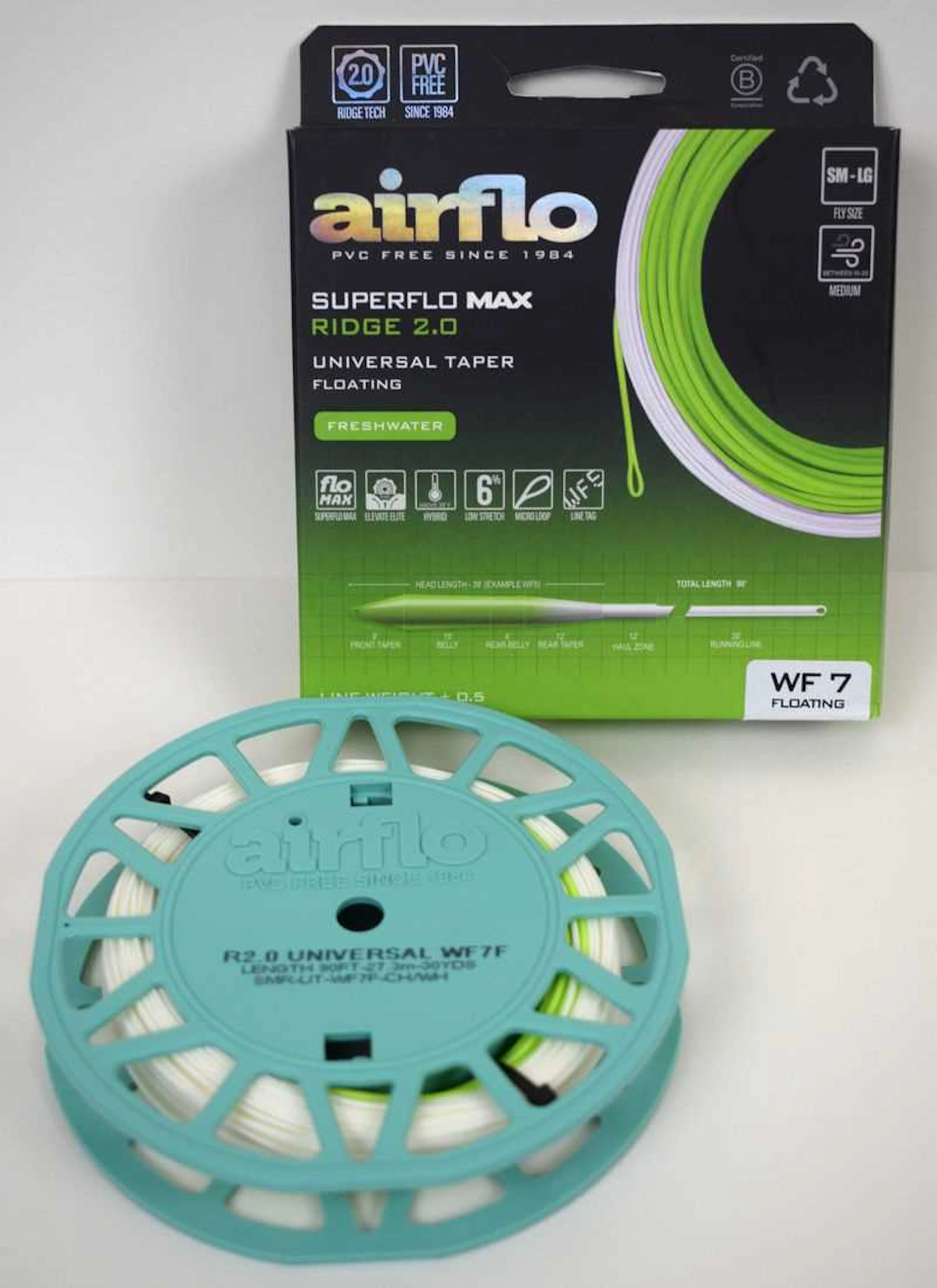 The Airflo Superflo Max Ridge 2.0 Universal Taper WF7