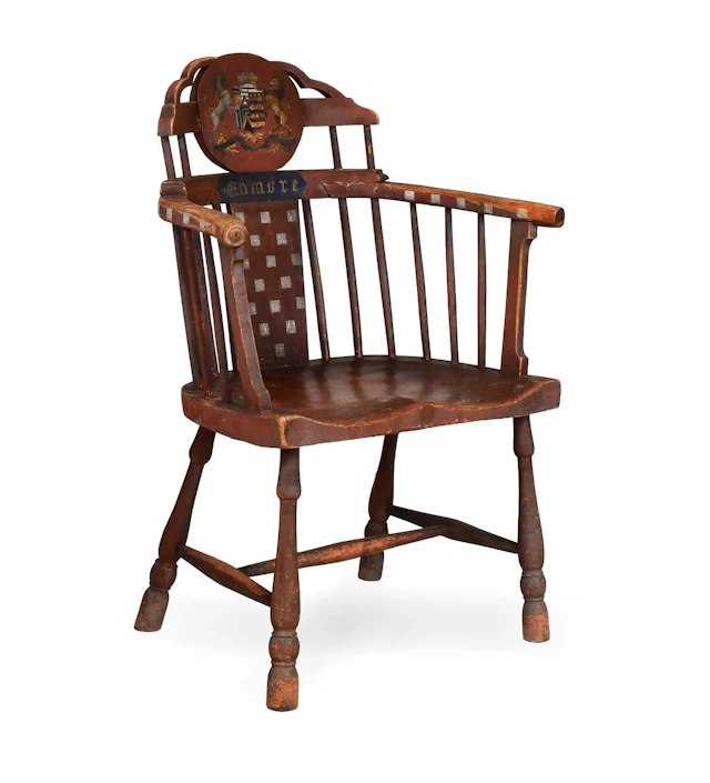 An 18th Century Beech and Elm Windsor Armchair