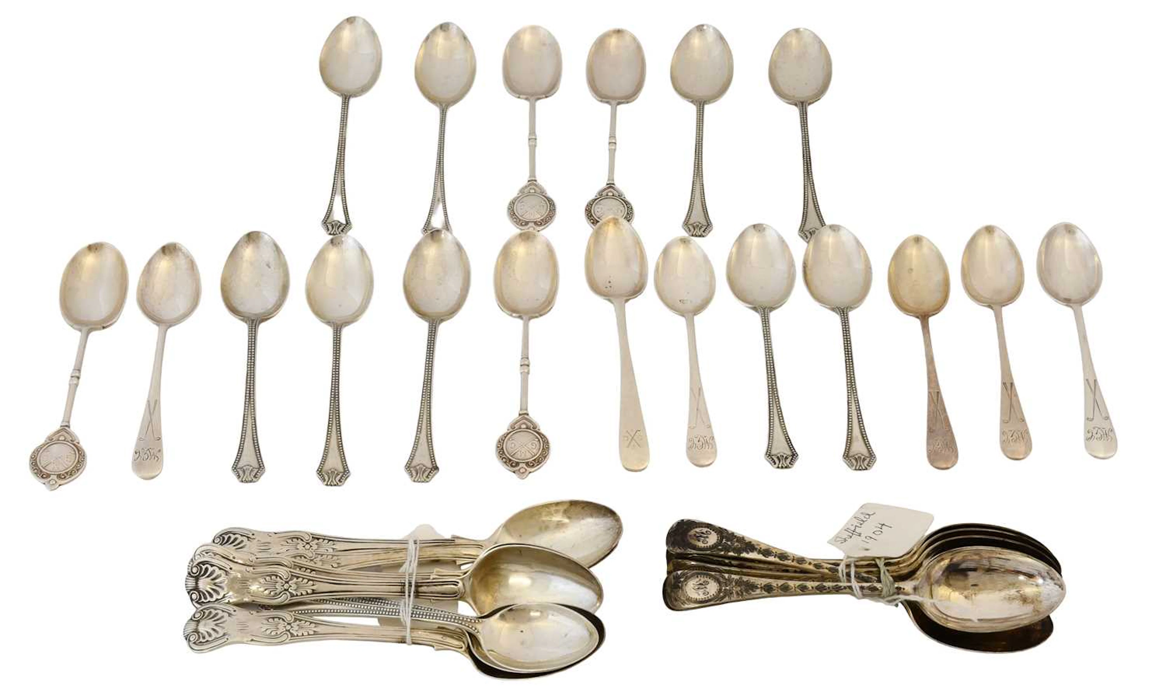 A Collection of Assorted Silver Flatware