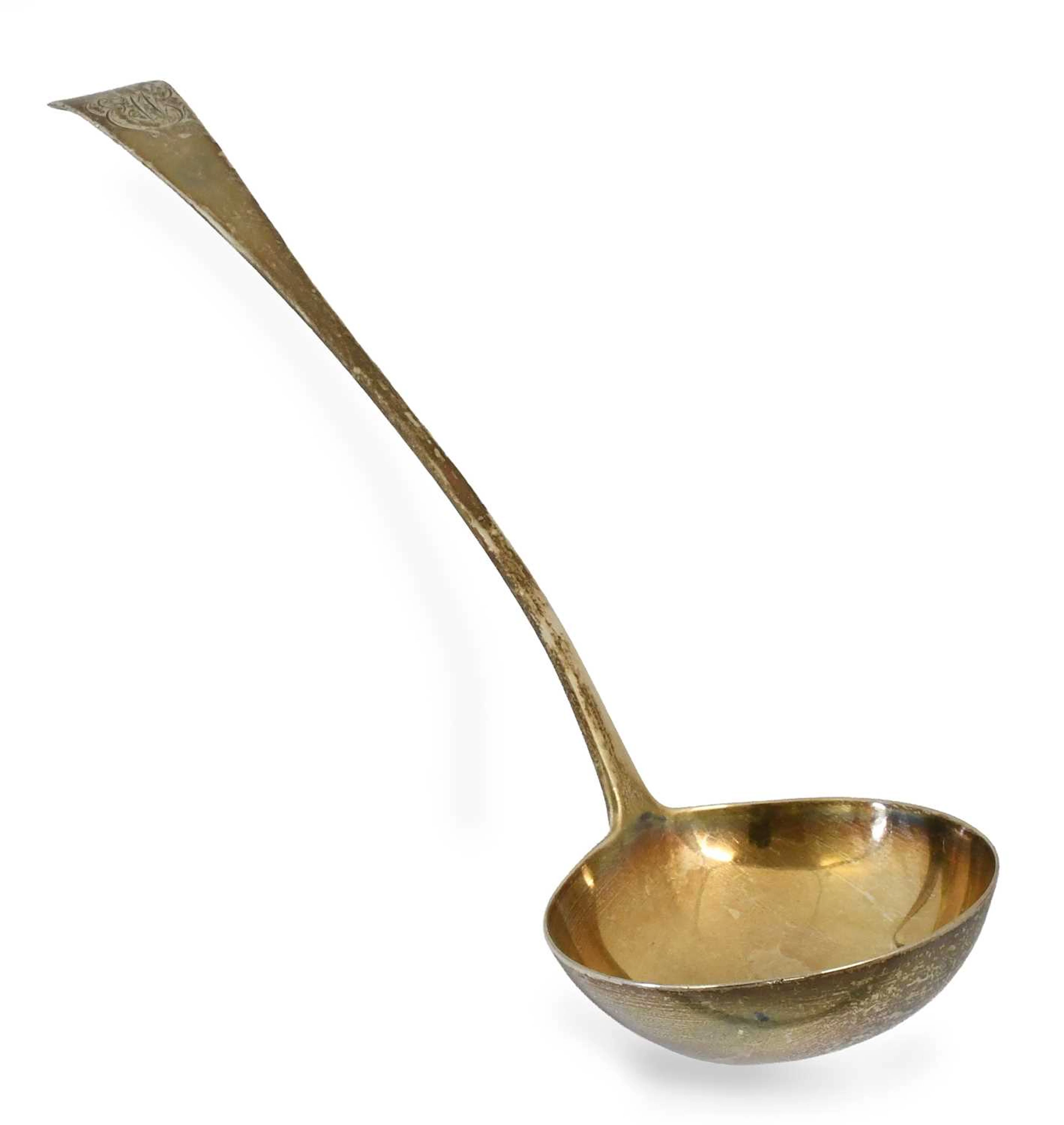 A George III Silver Soup-Ladle, Perhaps by John Lambe, London, 1787