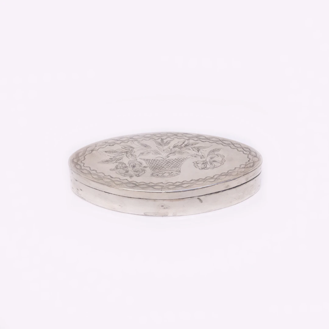 ANDERS JOHAN LIGNELL. SNUSDOSA, SILVER.