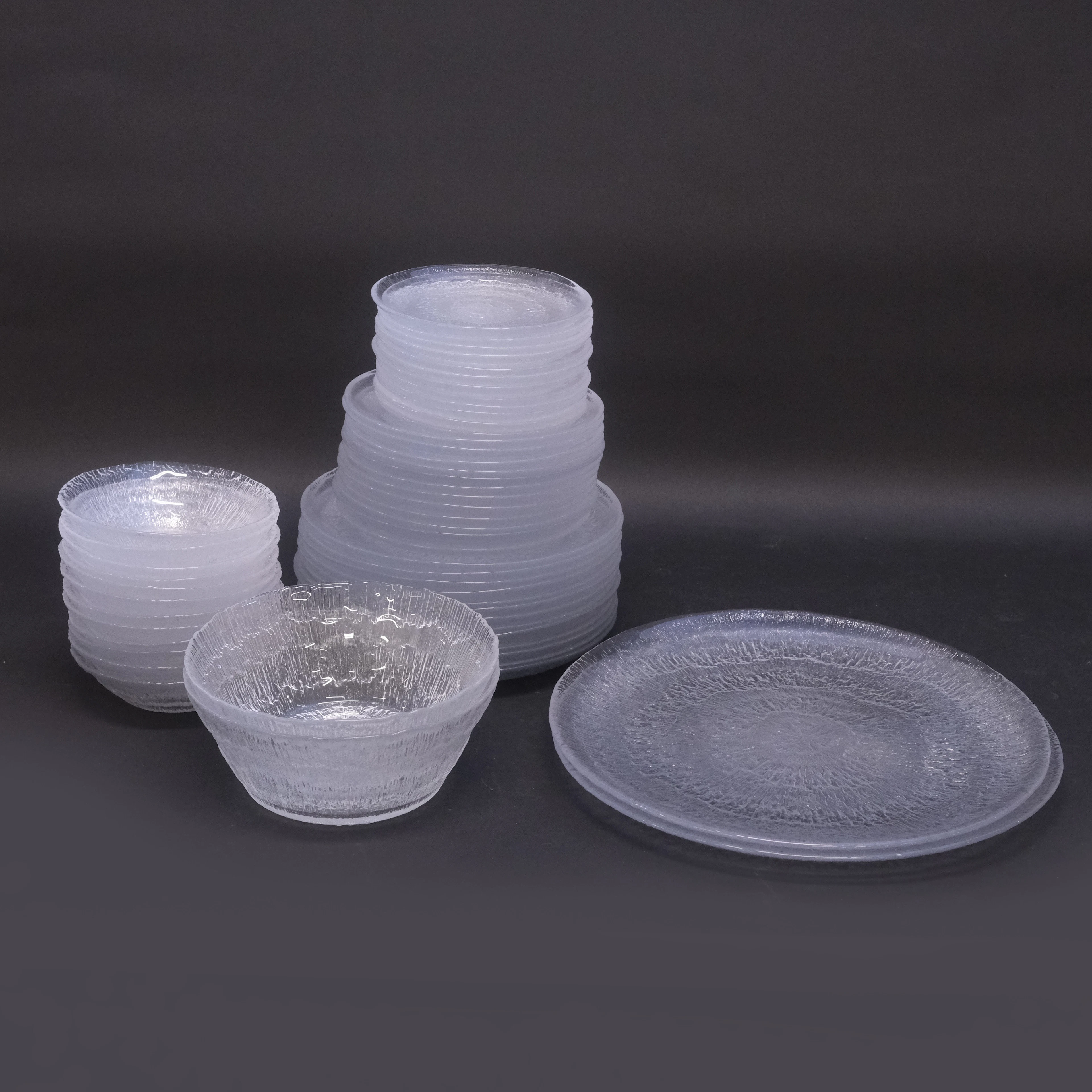 TAPIO WIRKKALA. MATSERVIS, "SOLARIS", IITTALA, 53 DELAR.