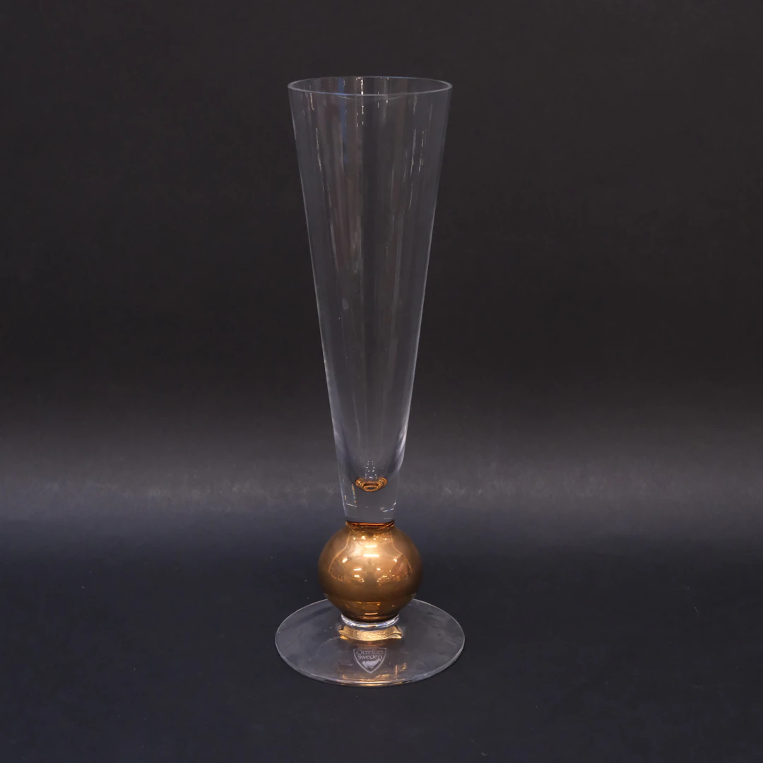 GUNNAR CYRÉN. CHAMPAGNEGLAS, "NOBEL", ORREFORS.