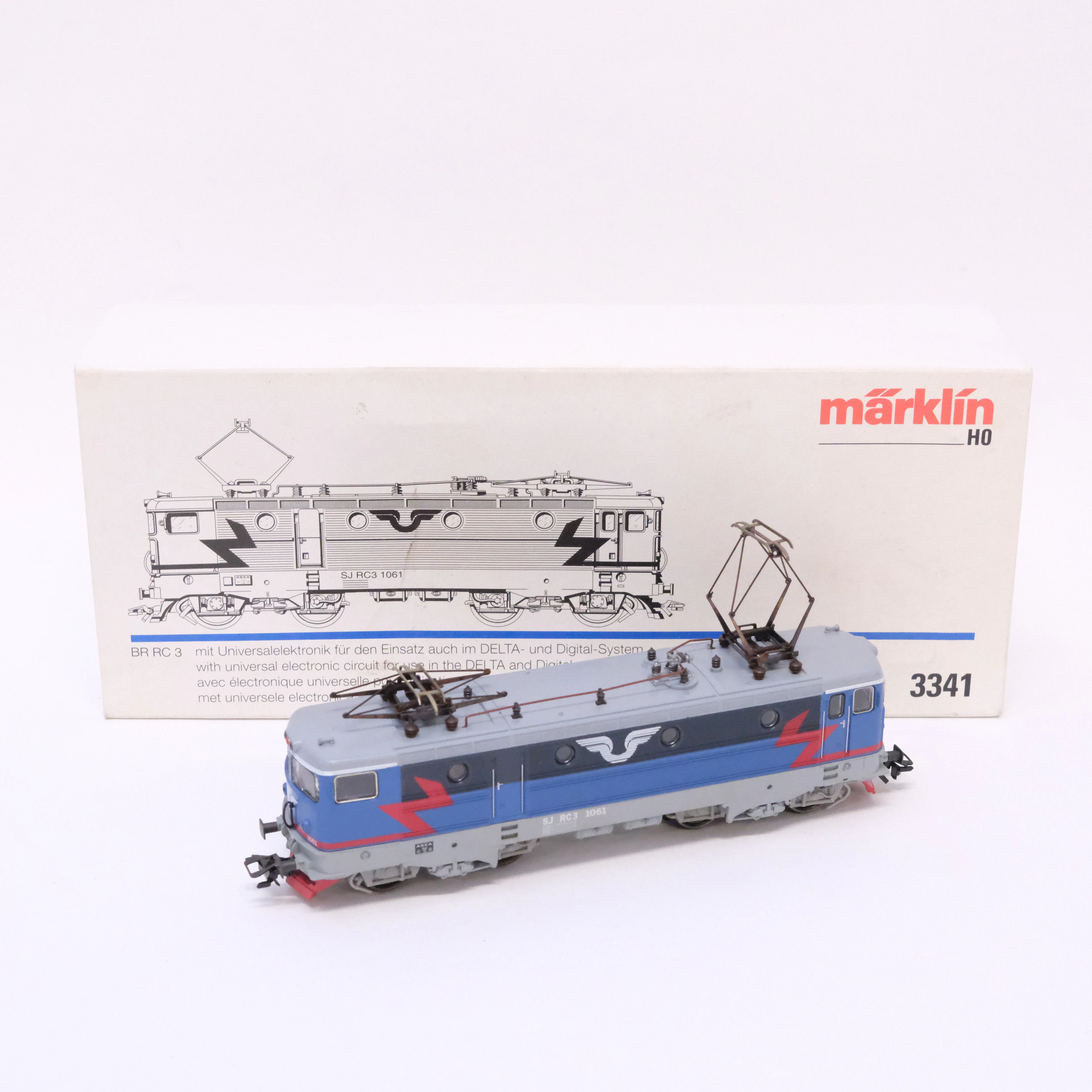 MÄRKLIN. MODELLJÄRNVÄG, ELLOK. "3341". SKALA H0.