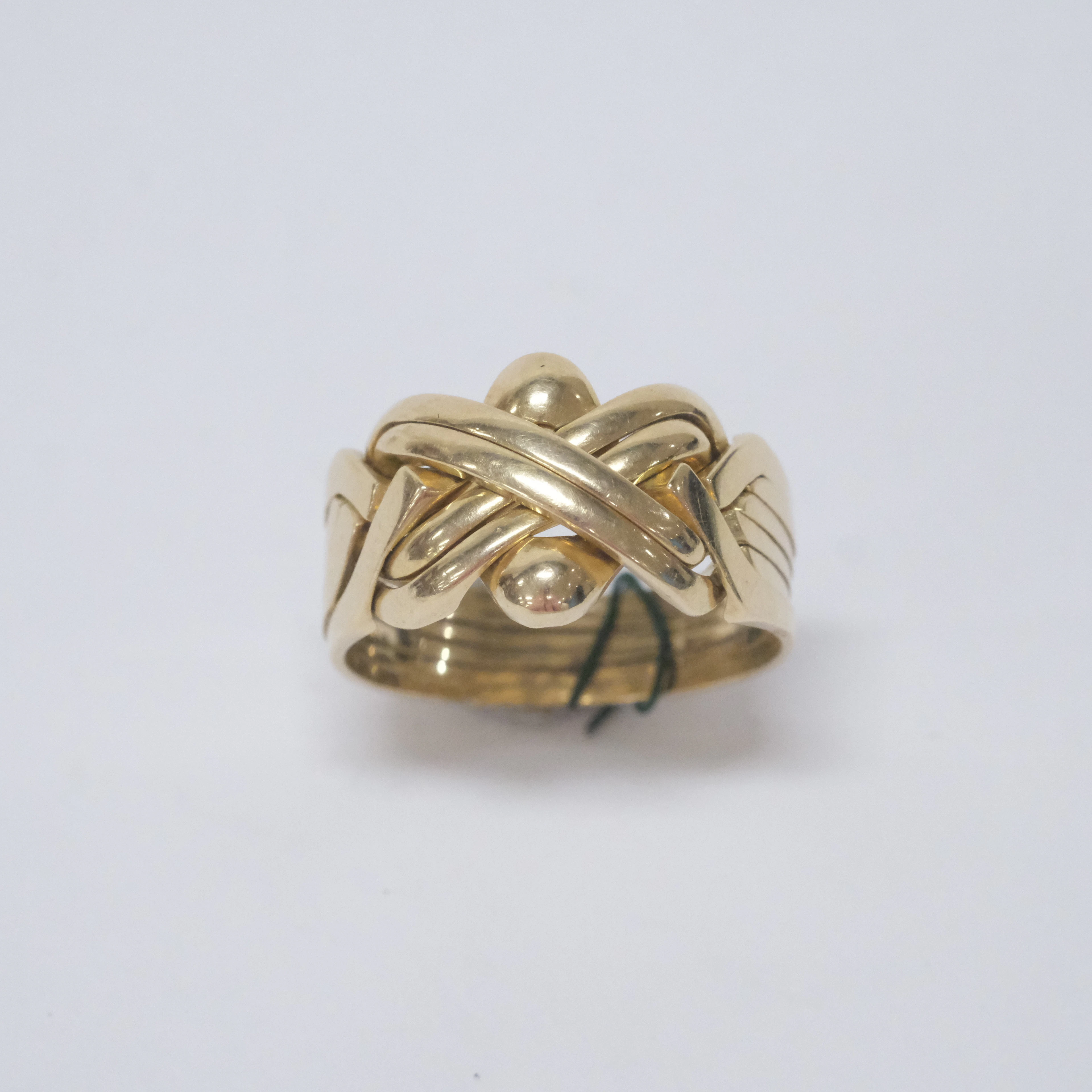 PUSSELRING, 14K GULD.