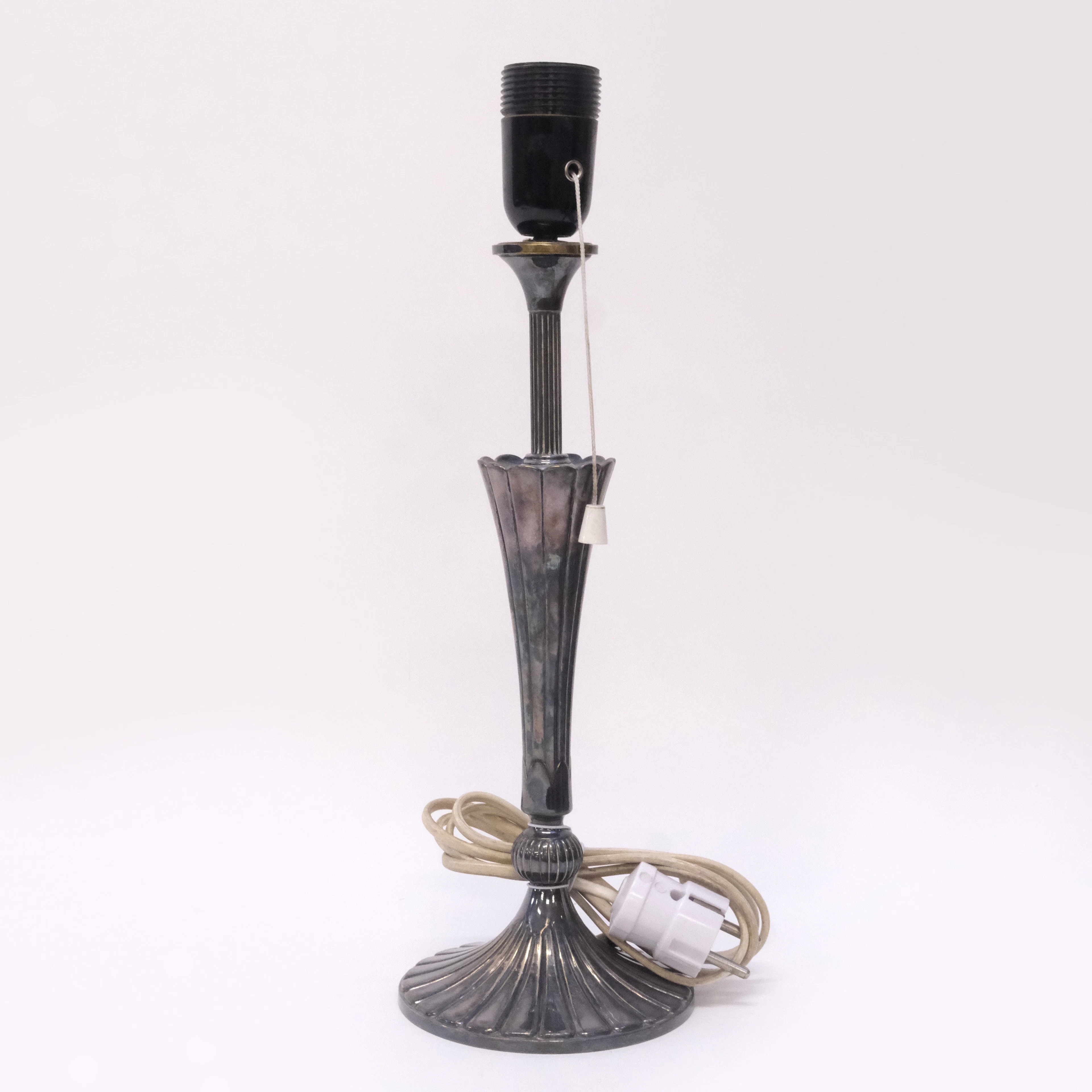BORDSLAMPA, SWEDISH MODERN, 1930-TAL, NYSILVER.