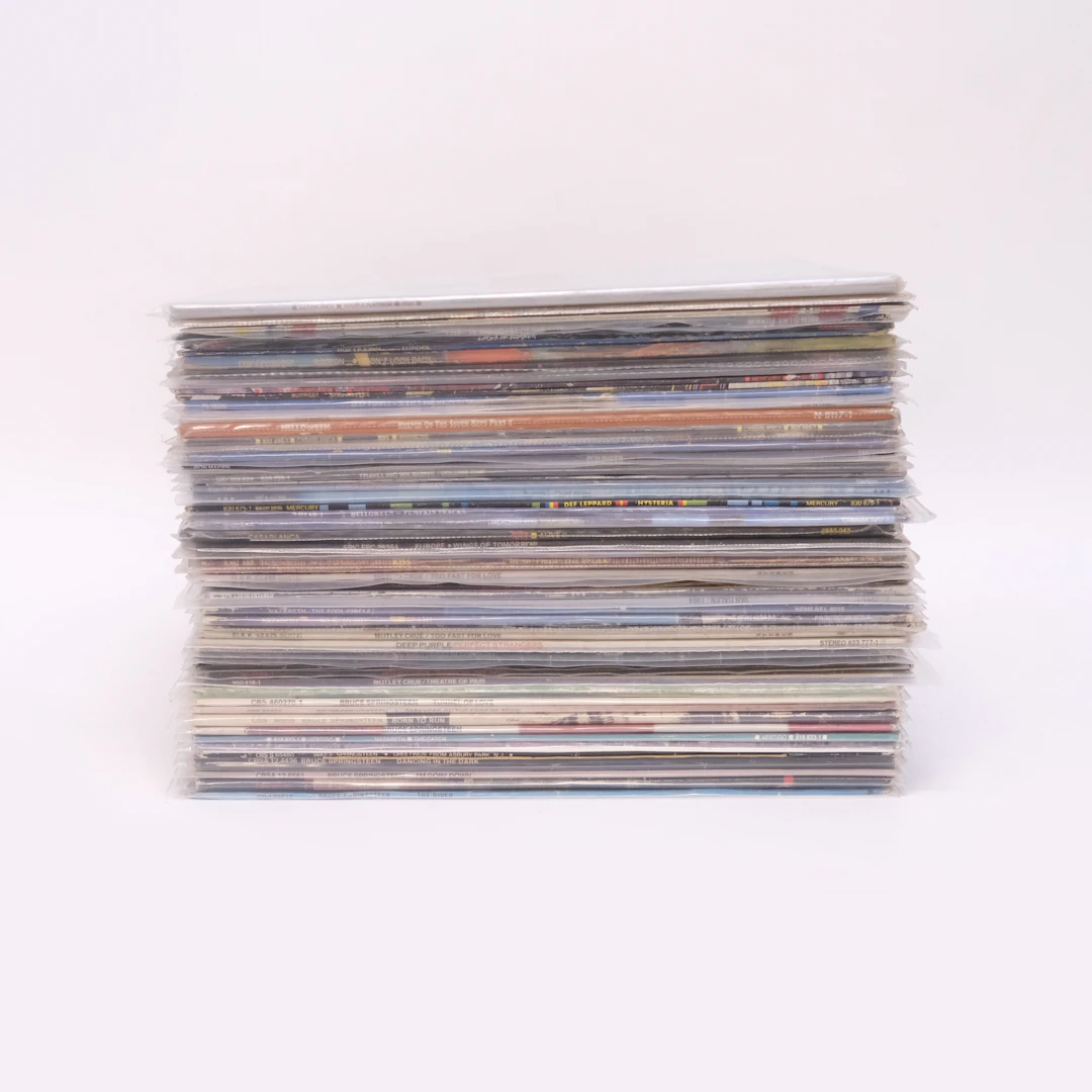 SAMLING VINYLSKIVOR, MESTADELS ROCK, 58 DELAR.