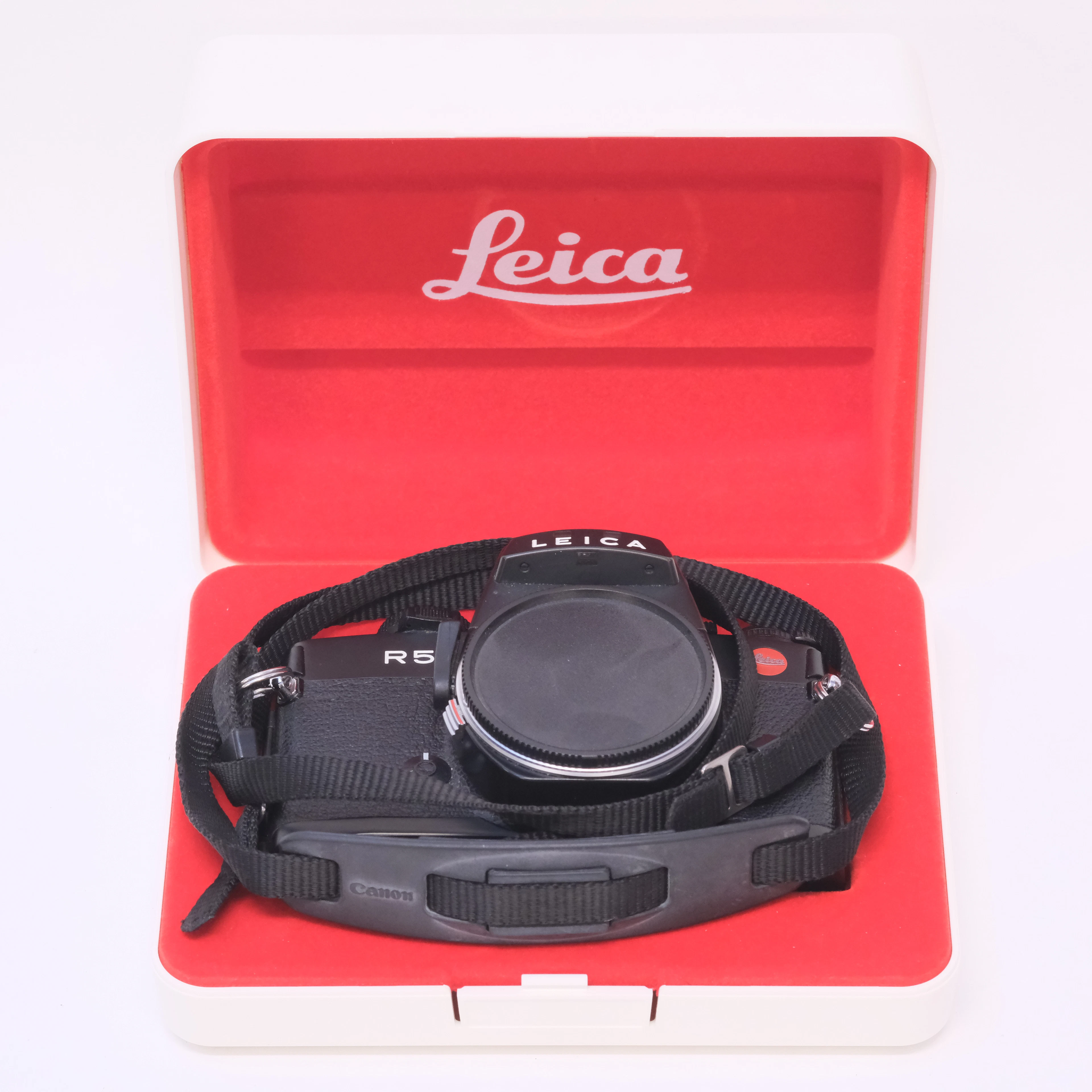 LEICA. SLR-KAMERAHUS. MODELL "R5". TYSKLAND 1990.