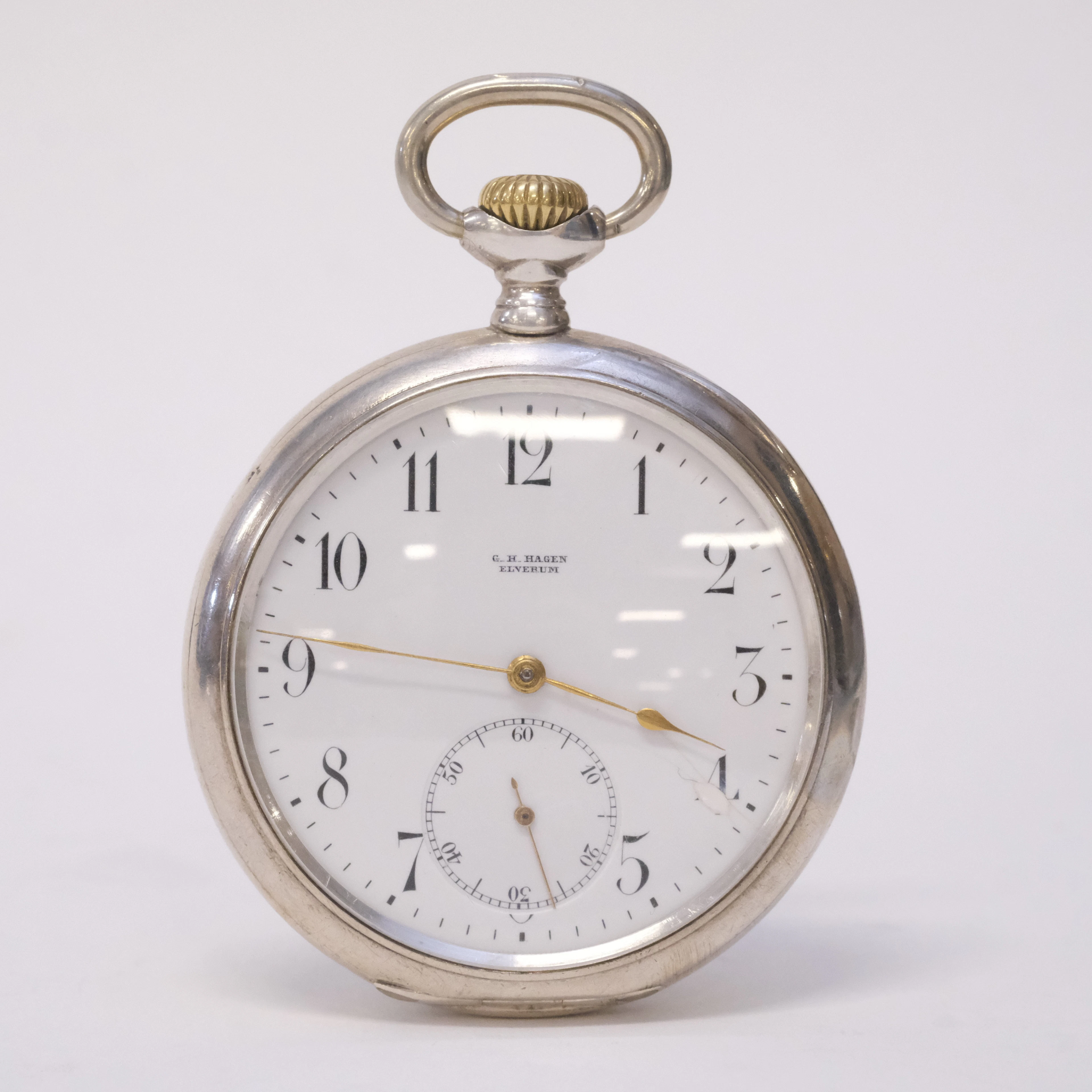 BJÖRN / ZENITH. FICKUR. SILVERBOETTER. ÅR 1911.