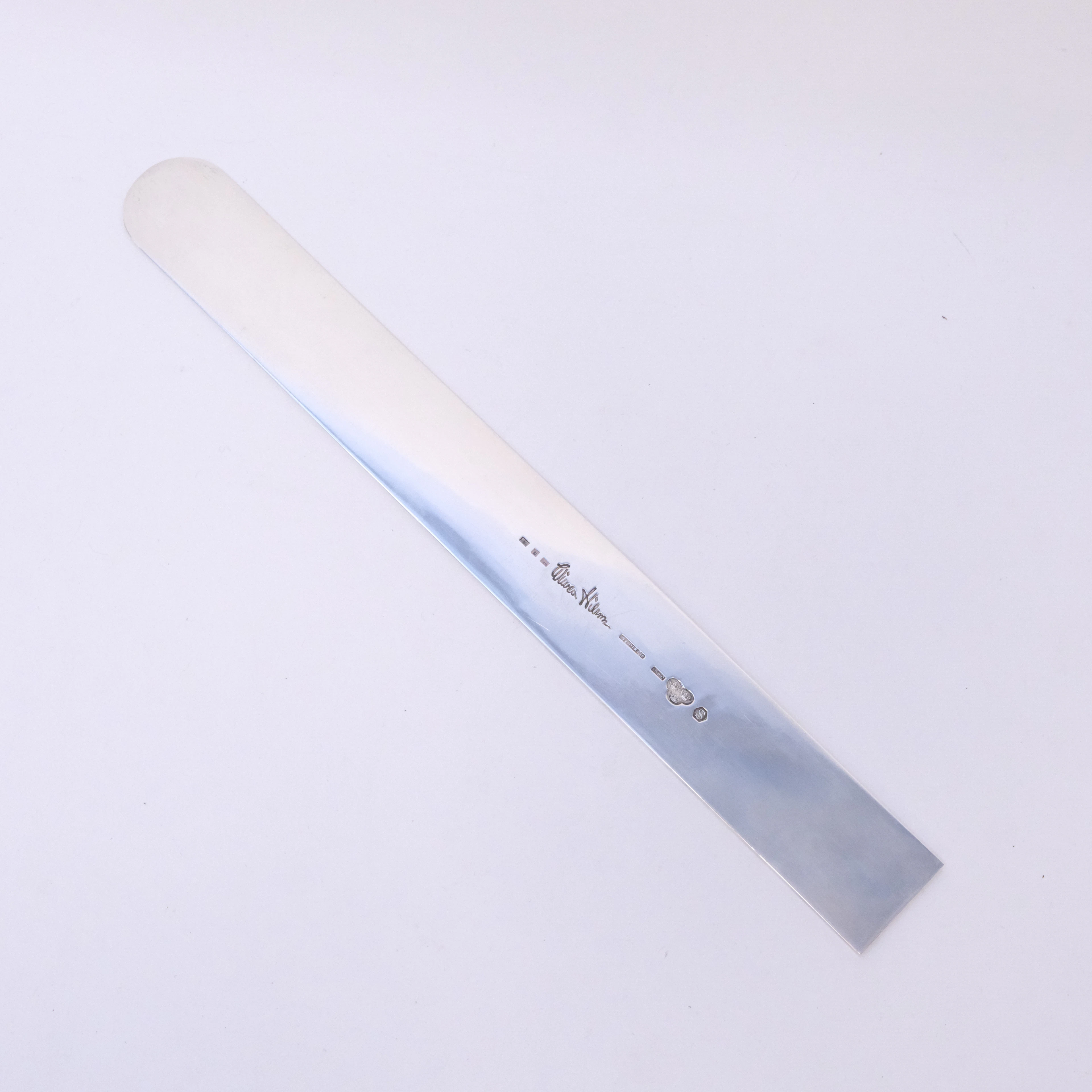 WIWEN NILSSON. BREVKNIV, SILVER, LUND 1966.