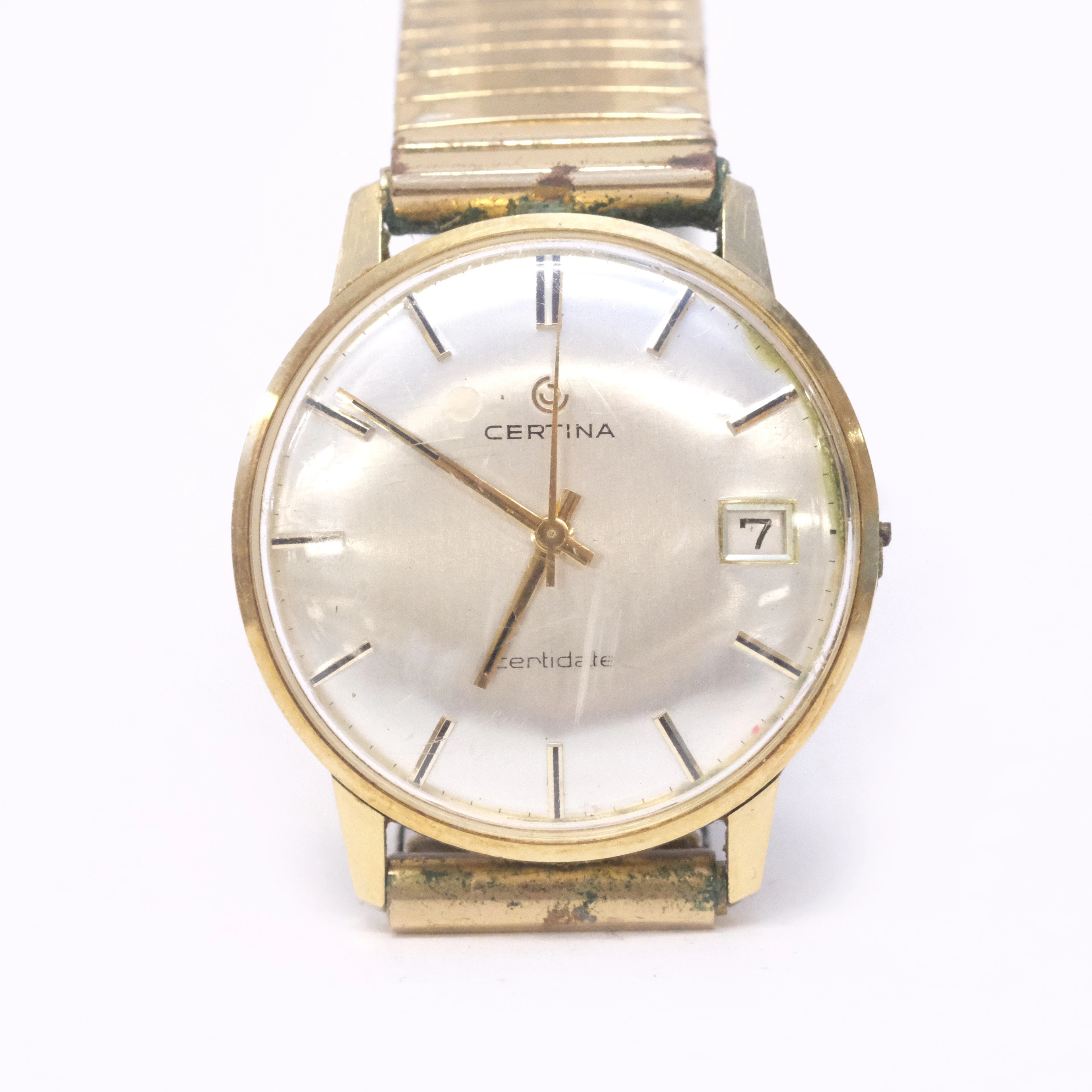 CERTINA. ARMBANDSUR. "CERTIDATE". 18K GULD. 1960/70-TAL.