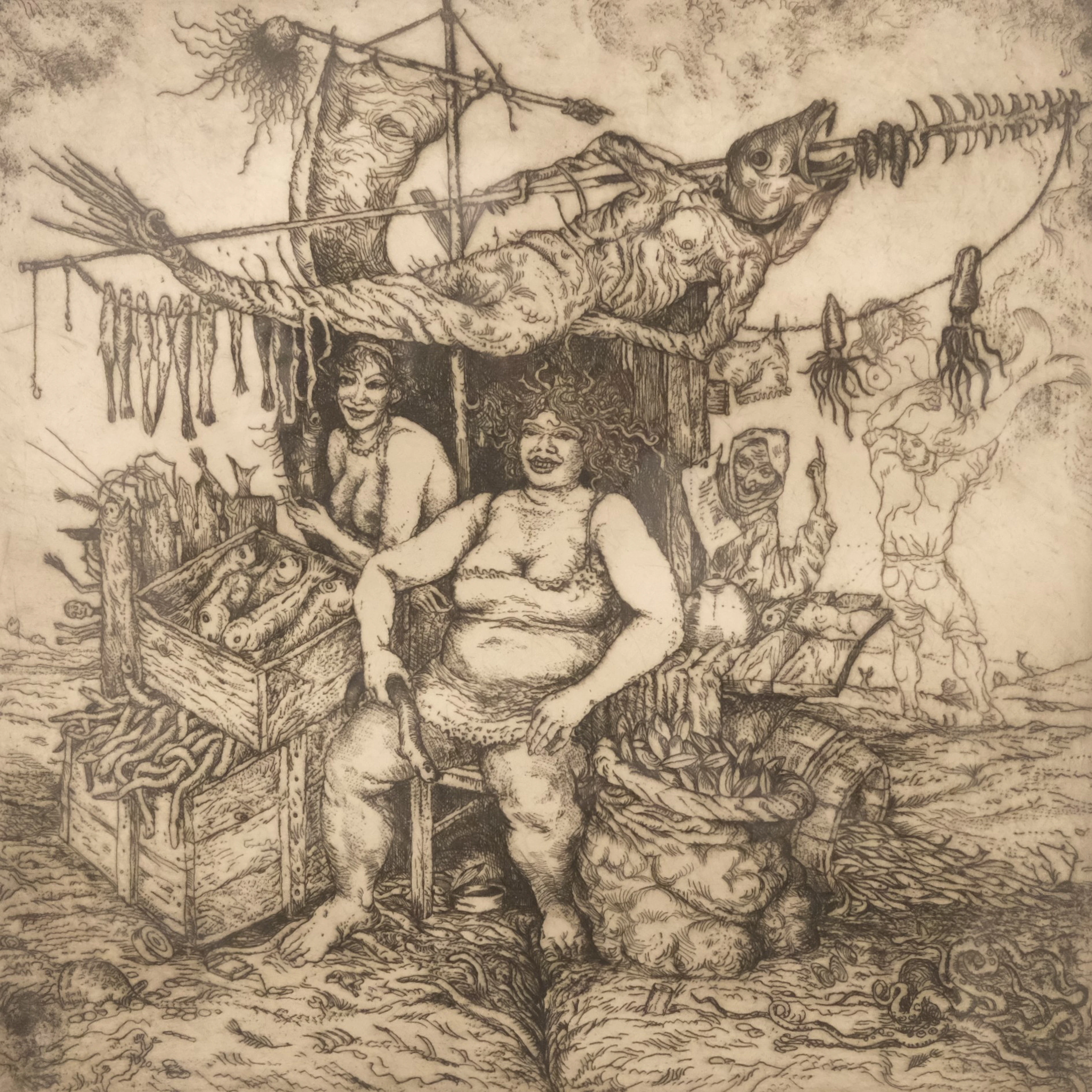 LESZEK ROZGA. ETSNING, "FRUTTI DI MARE".