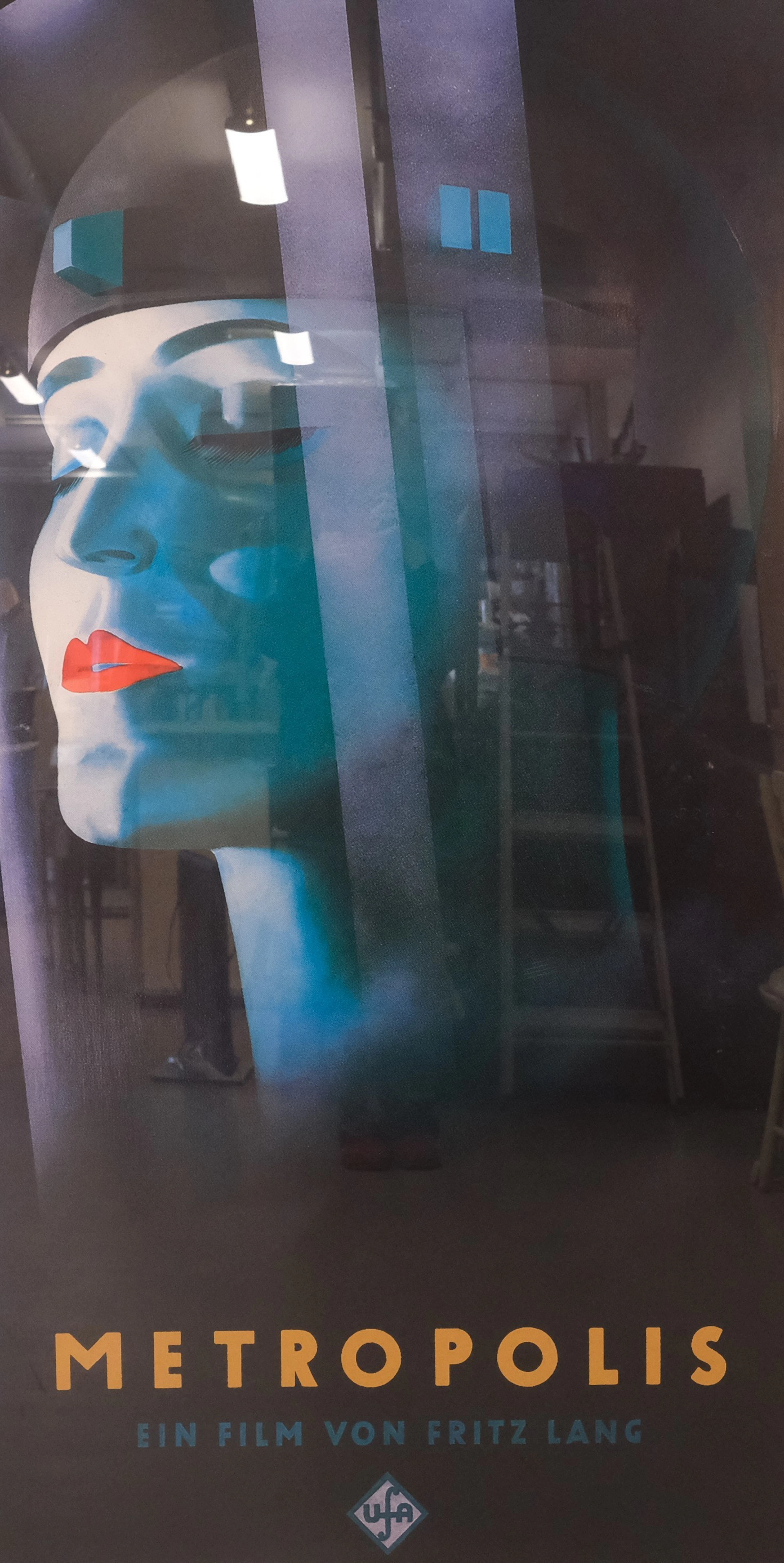FILMAFFISCH, "METROPOLIS", EIN FILM VON FRITZ LANG.