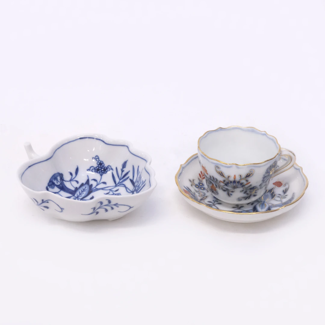 MEISSEN PORSLIN. TRE DELAR.