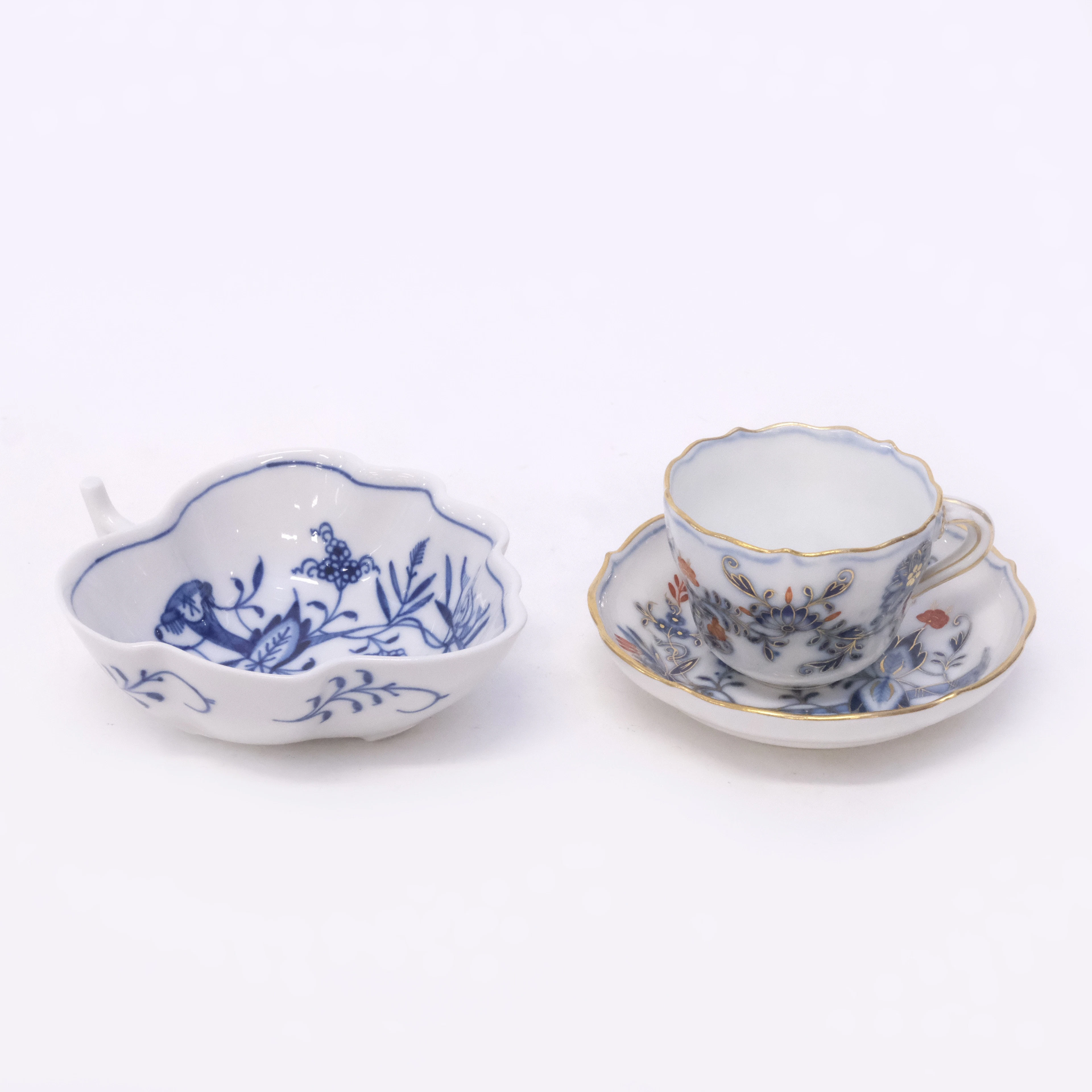 MEISSEN PORSLIN. TRE DELAR.