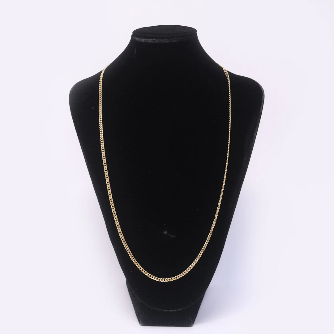 COLLIER, PANSARLÄNK, 18K GULD.