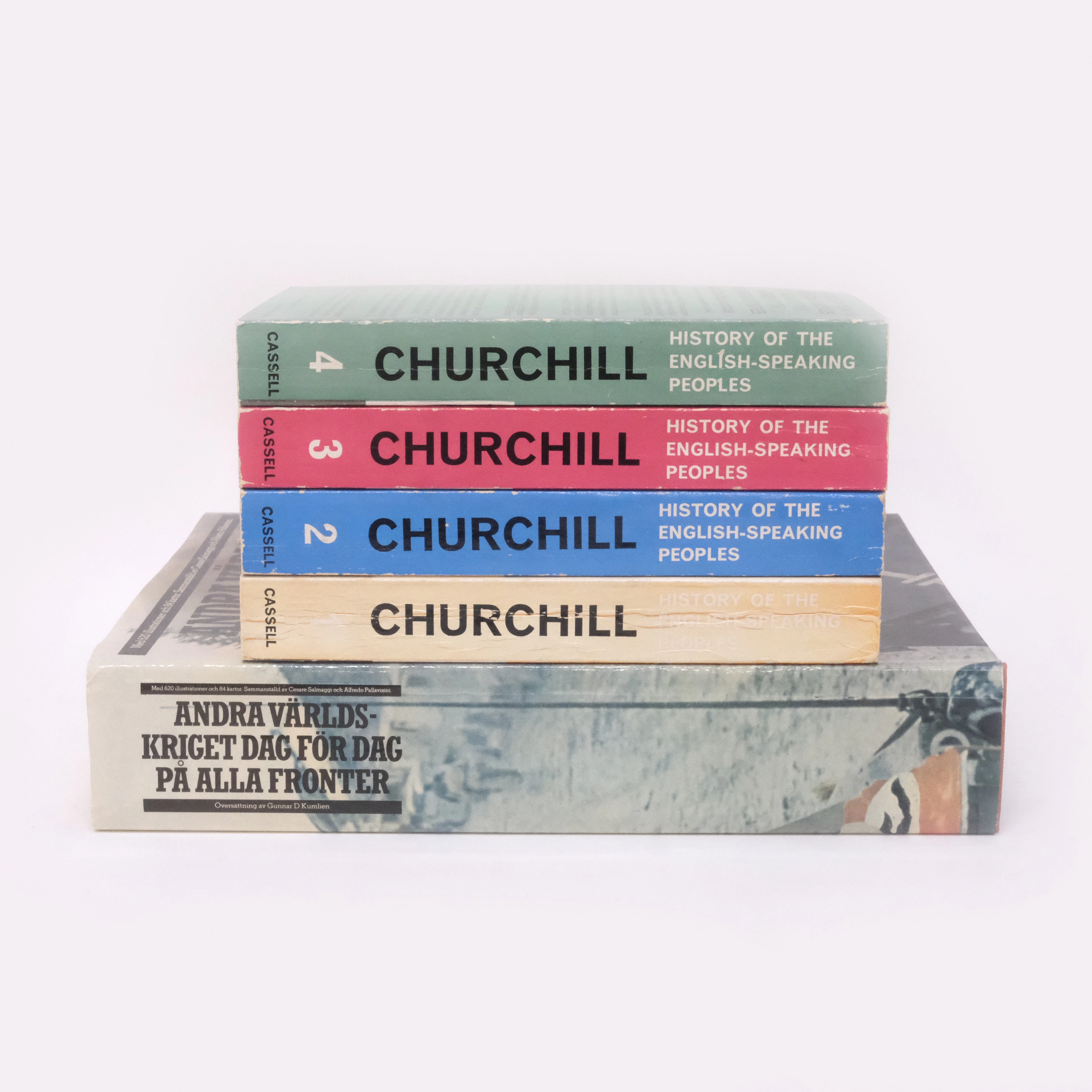 WINSTON CHURCHILL, "A HISTORY OF THE ENGLISH-SPEAKING PEOPLES", 1-4