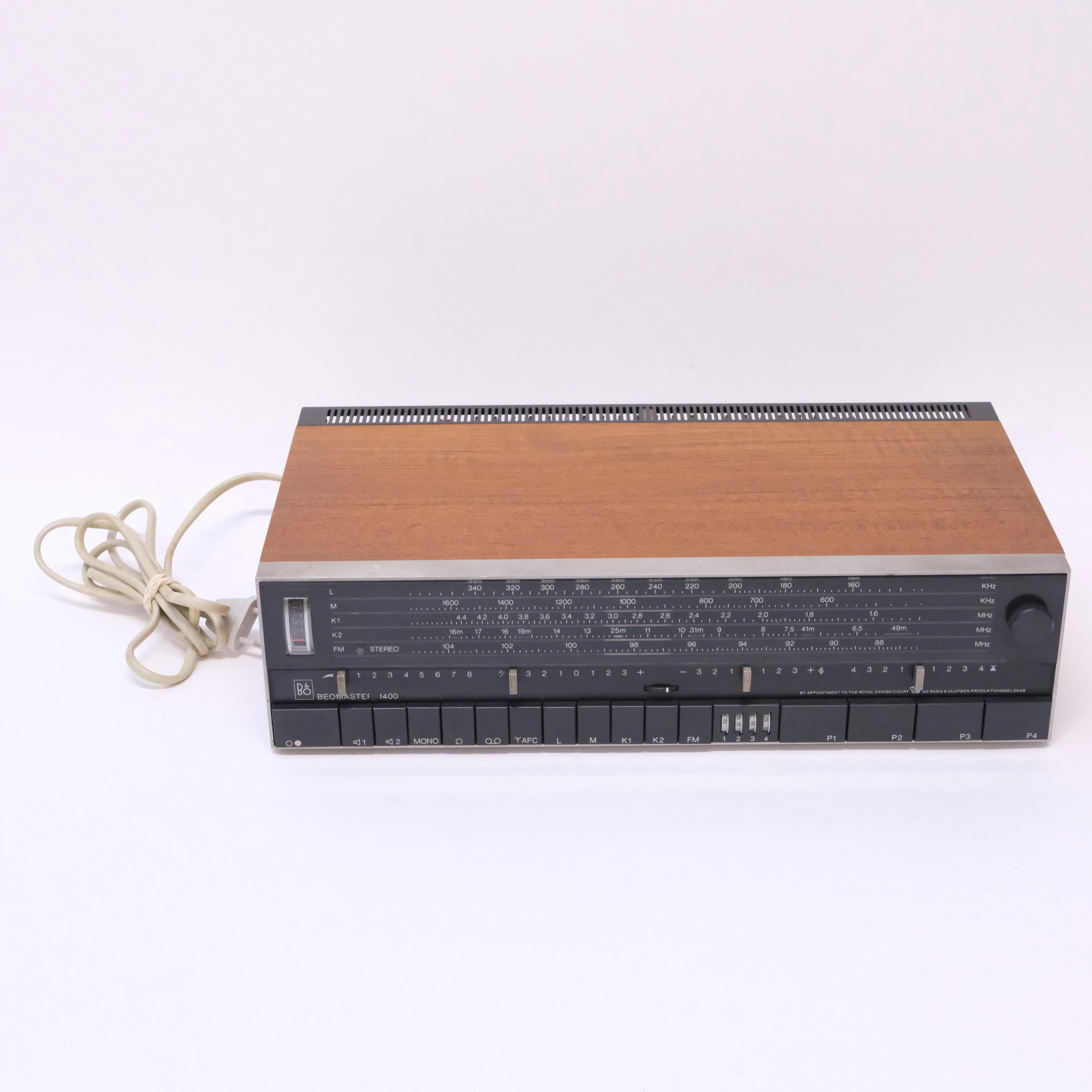 BANG & OLUFSEN. STEREO RECEIVER. "BEOMASTER 1400M". DANMARK 1960/70-TAL.