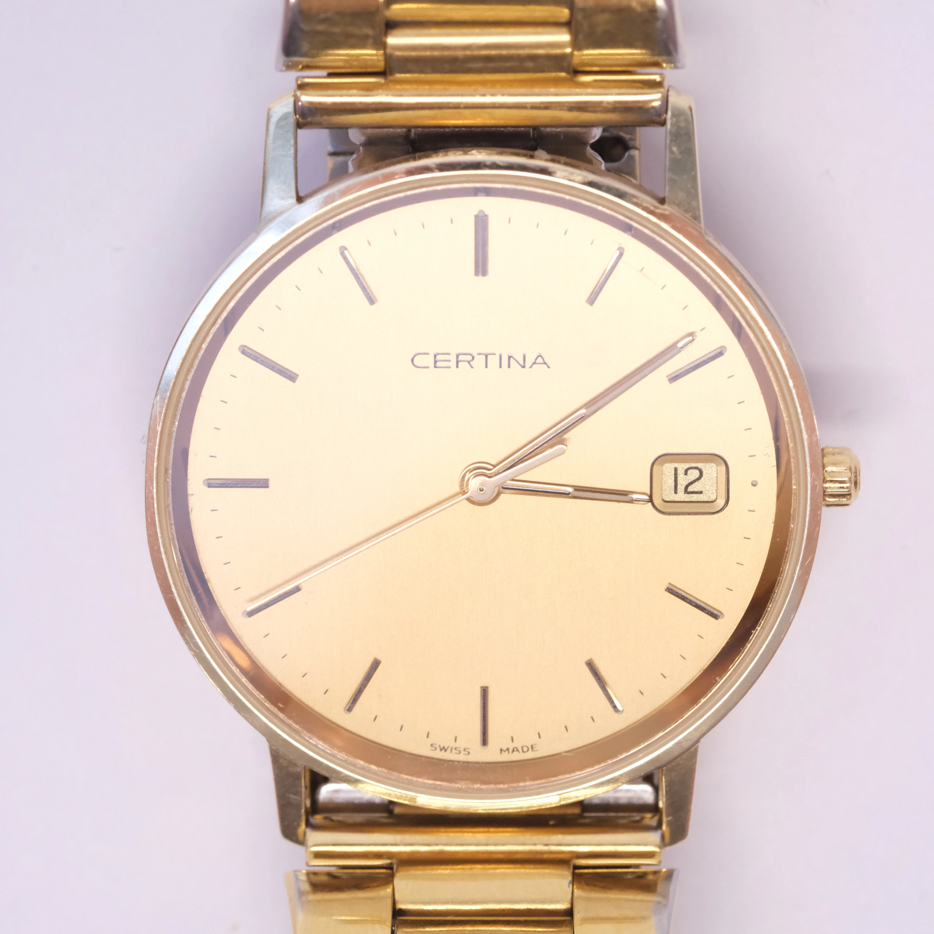 CERTINA, 14K GULD, 33MM.