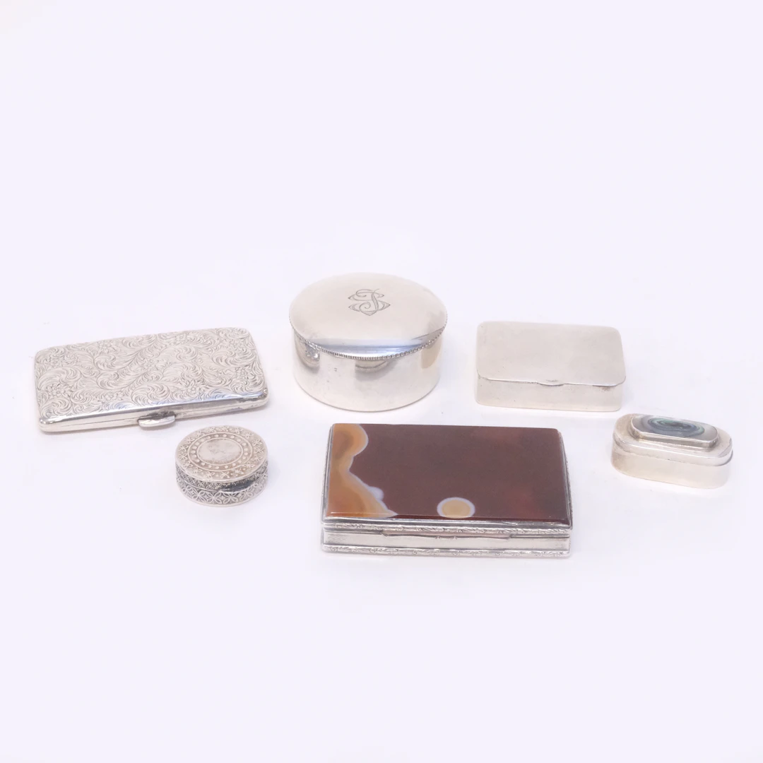 DOSOR, SILVER, SEX STYCKEN.