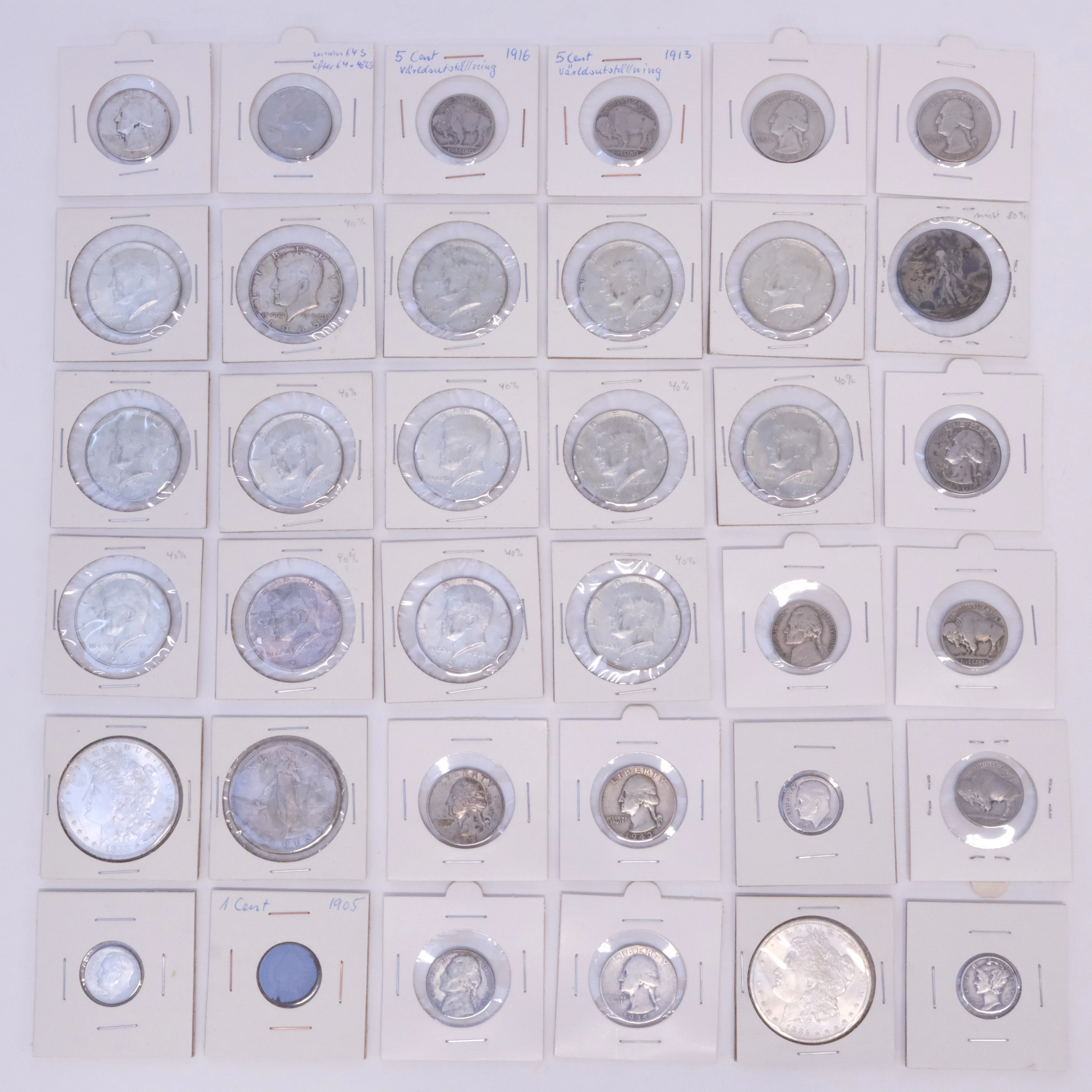 SAMLING MYNT USA, MESTADELS SILVER.