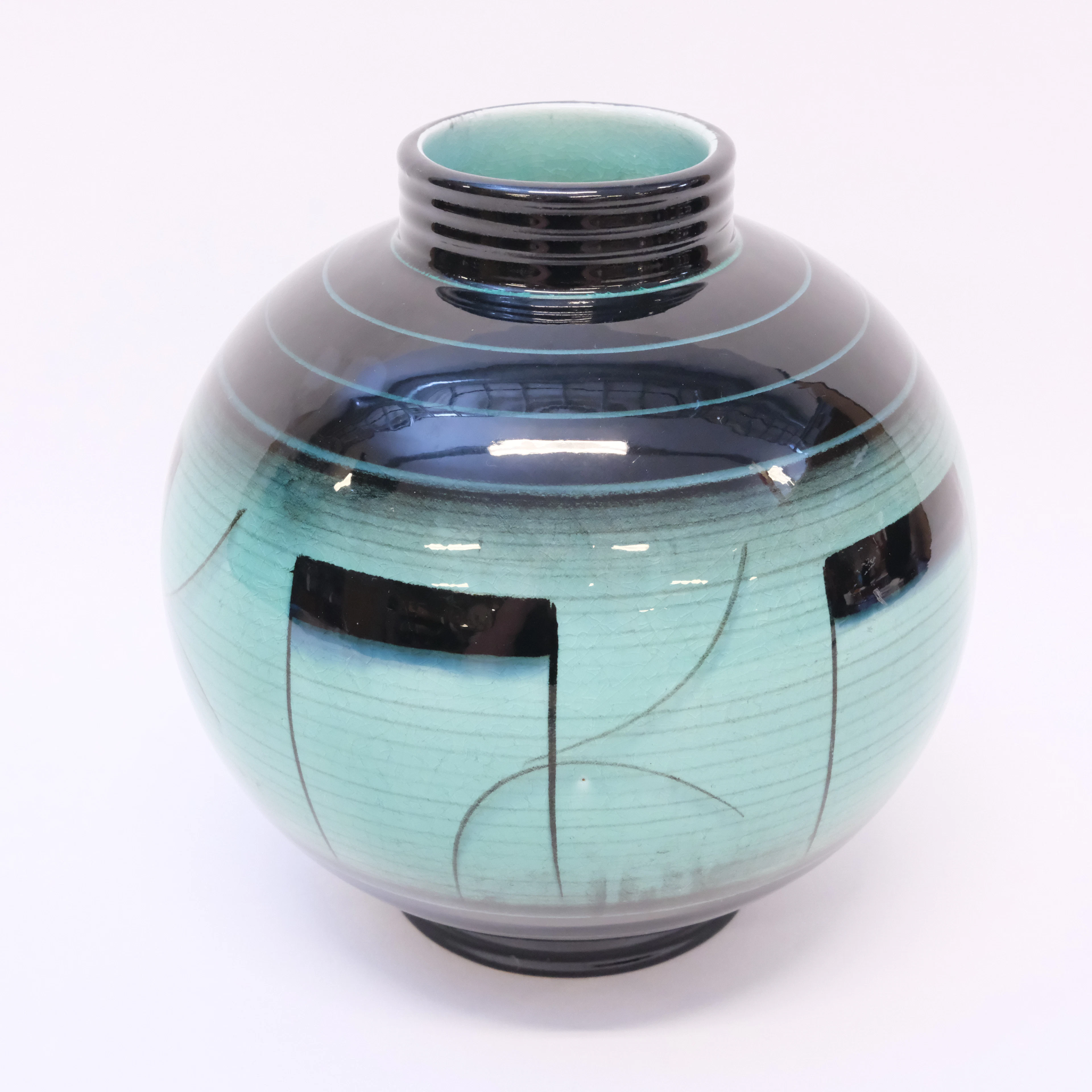 ILSE CLAESSON. VAS, ART DECO, RÖRSTRAND.