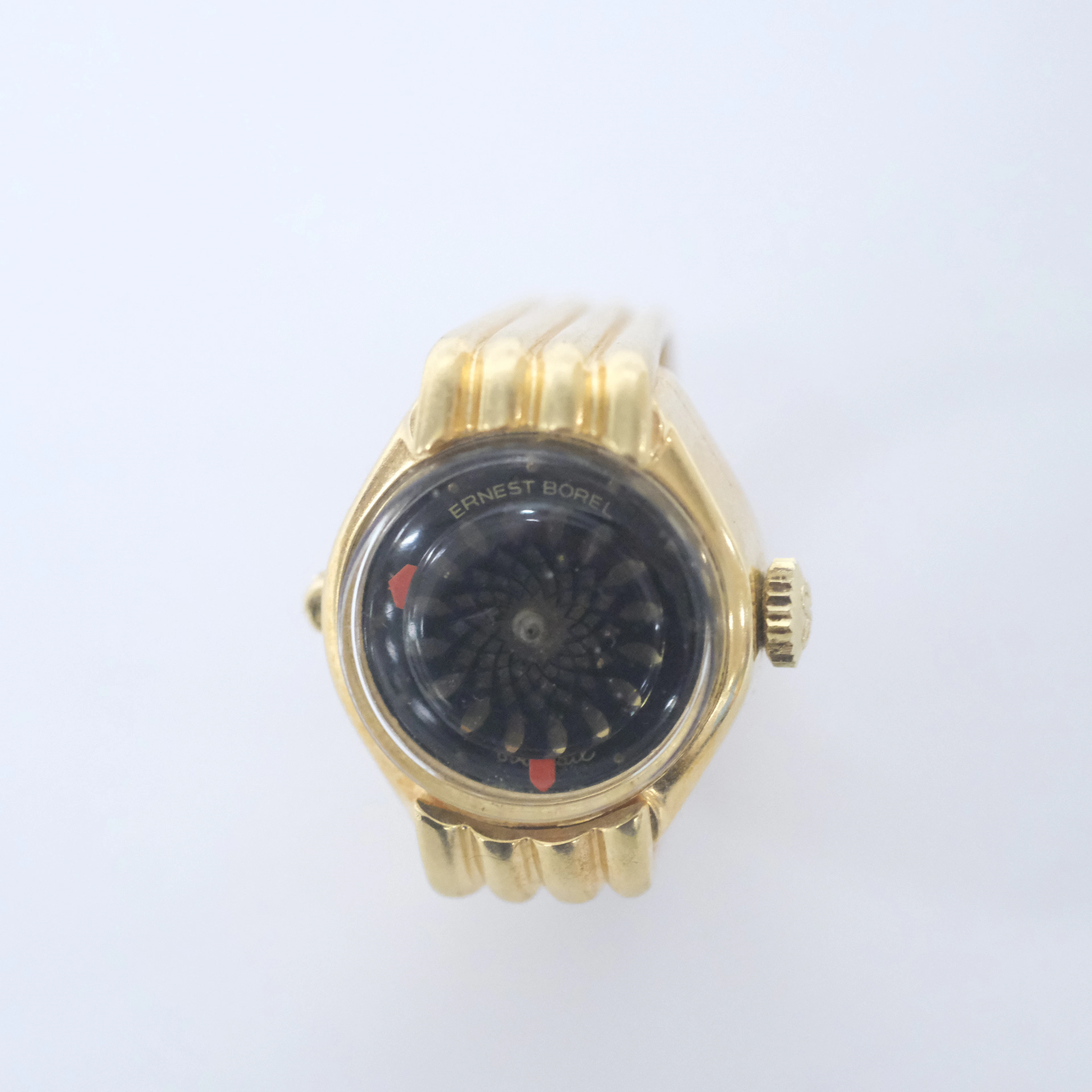 RINGUR, ERNEST BOREL, COCKTAIL, 18K GULD.