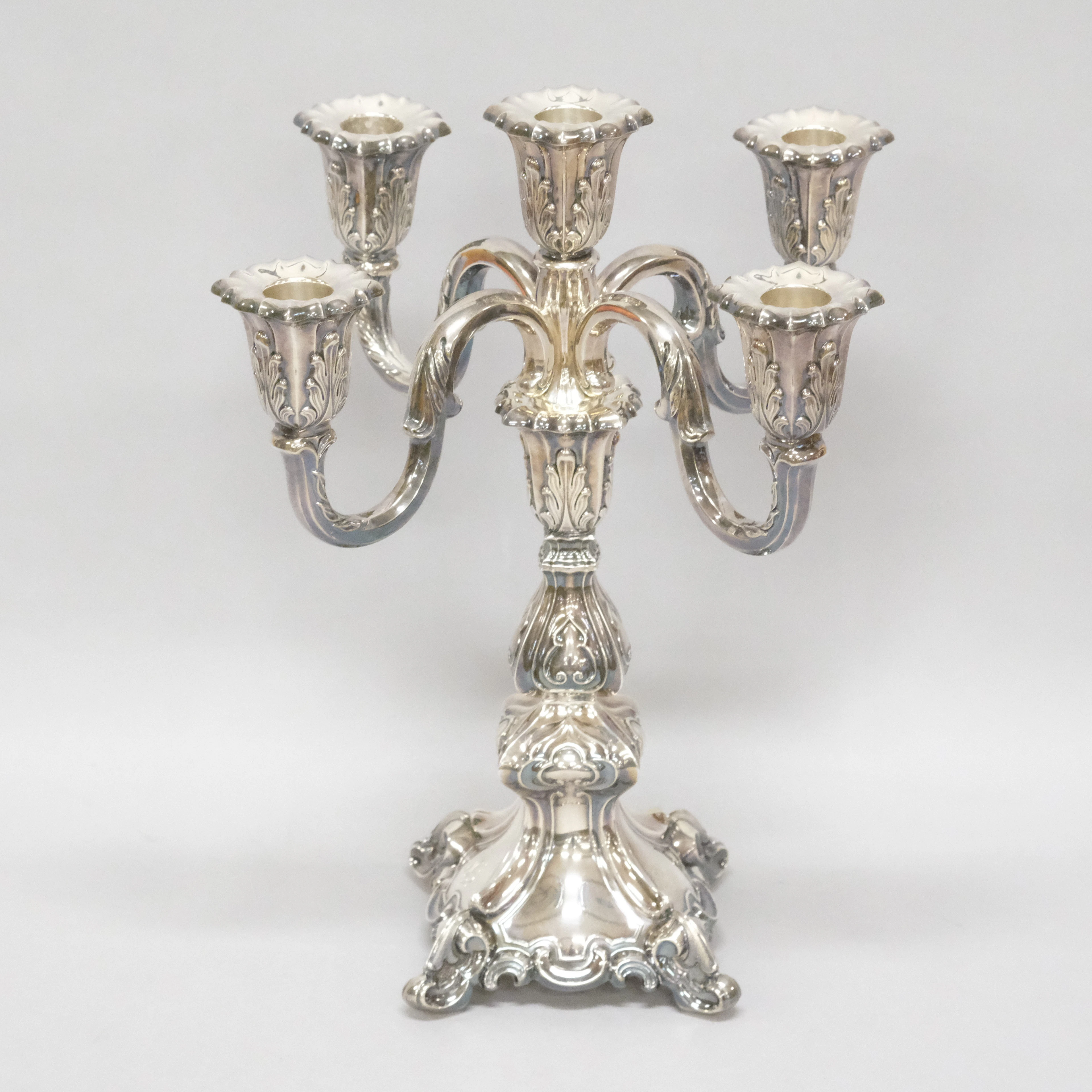 KANDELABER, SILVER, FINLAND, 1900-TAL.