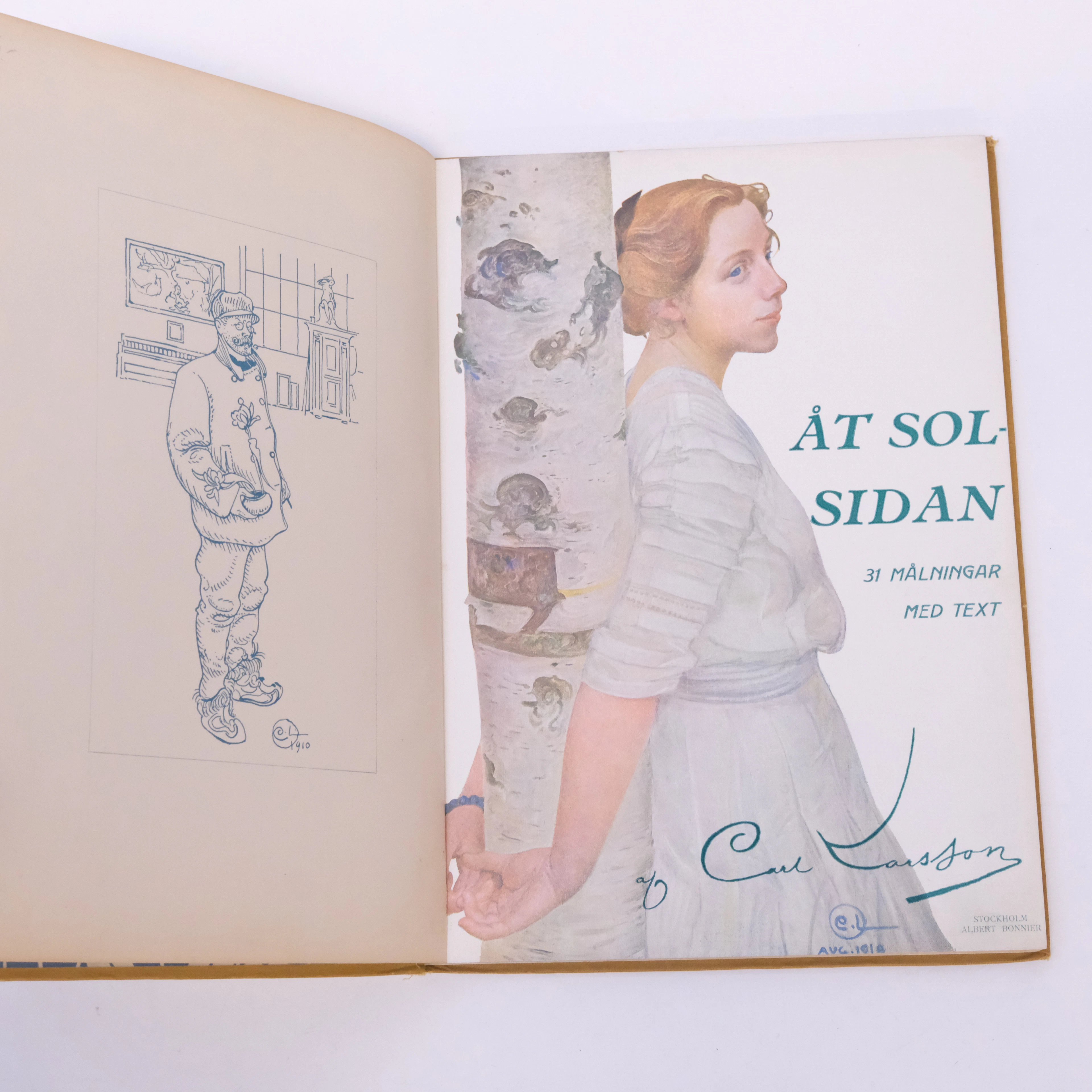 TRE BOKVERK, B.LA CARL LARSSON.