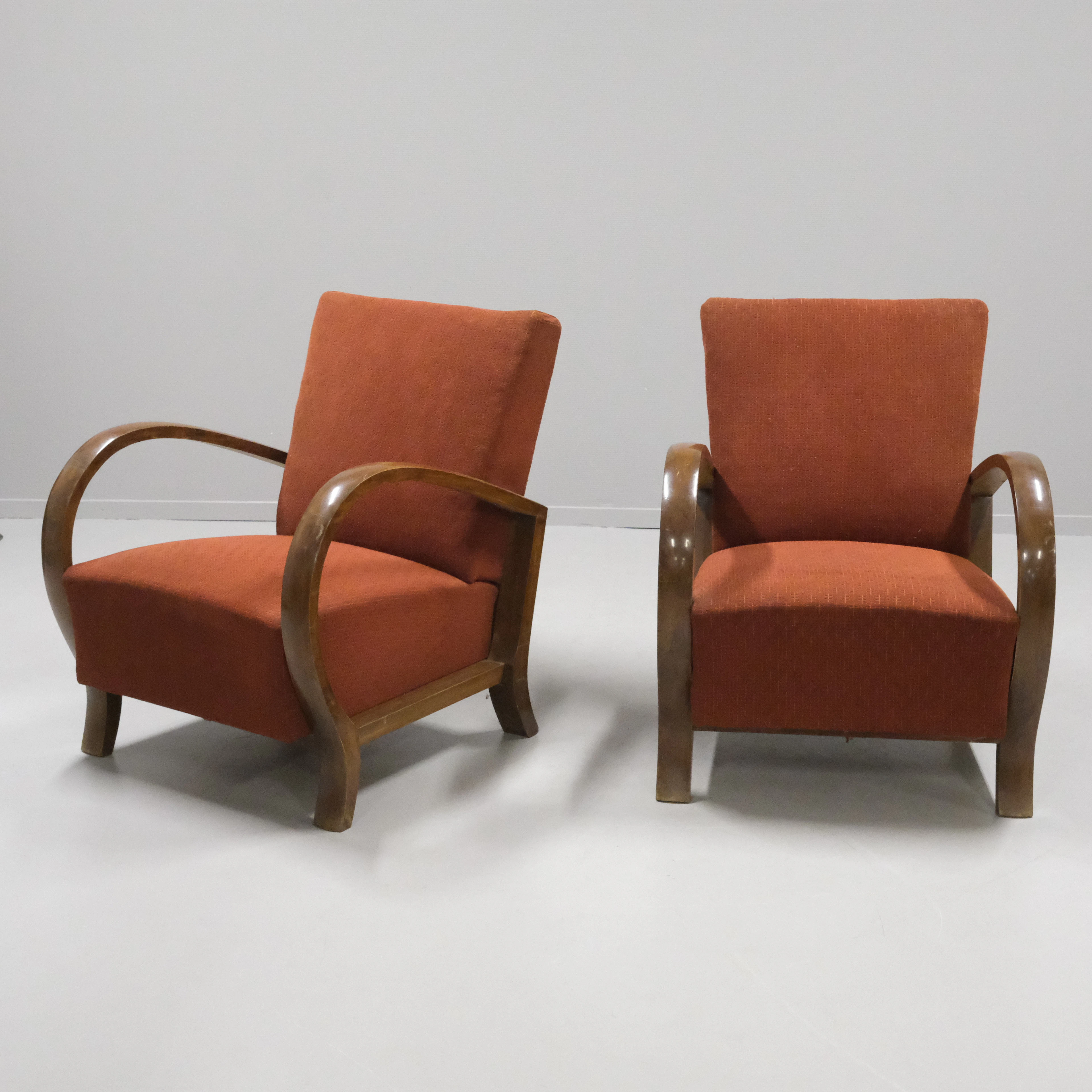 FÅTÖLJER, ETT PAR, ART DECO, 1930/40-TAL.