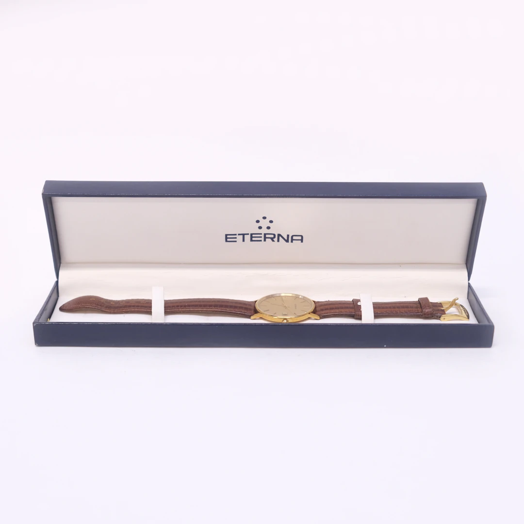 ETERNA.ARMBANDSUR. 18K GULD. QUARTZ. ÅR 2003.