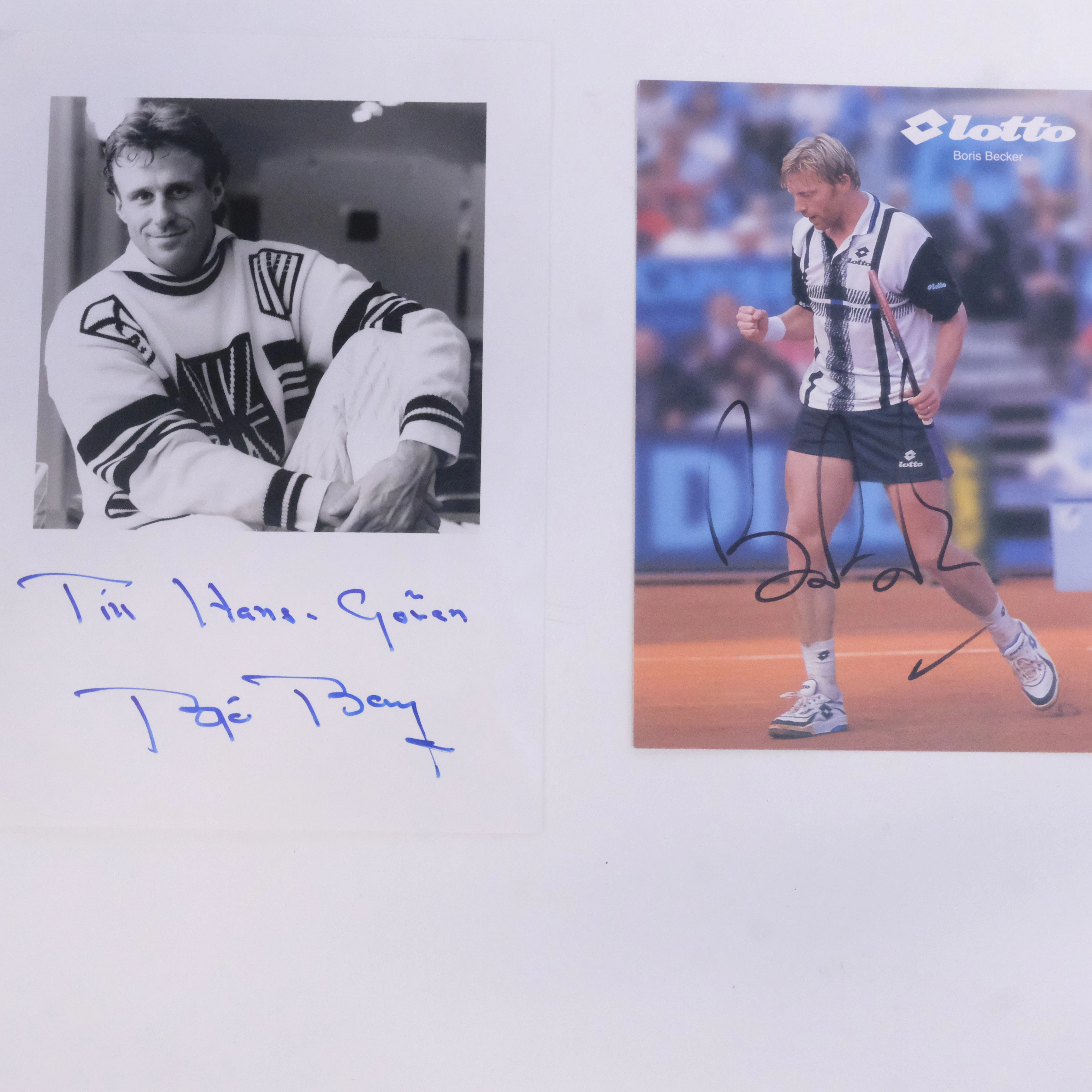 SAMLING AUTOGRAFER, TENNIS.
