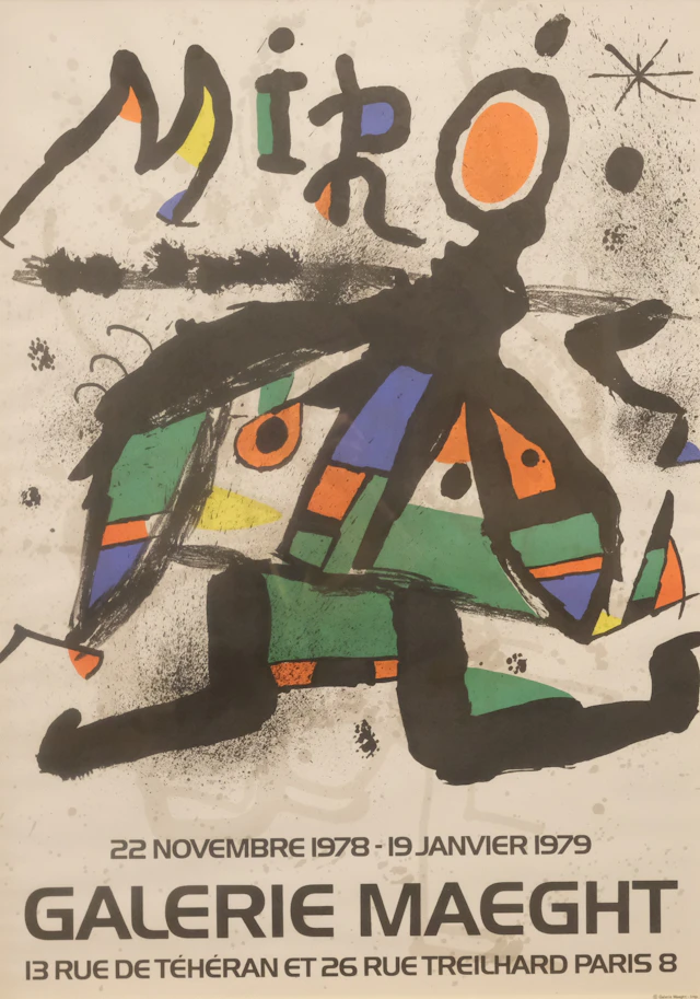 UTSTÄLLNGSAFFISCH, MIRO.