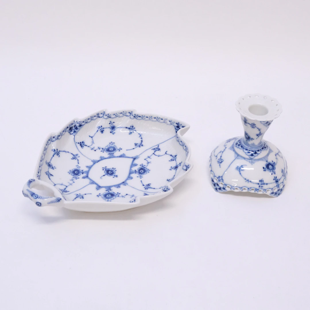 ROYAL COPENHAGEN, FAT OCH LJUSSTAKE MUSSELMALET.