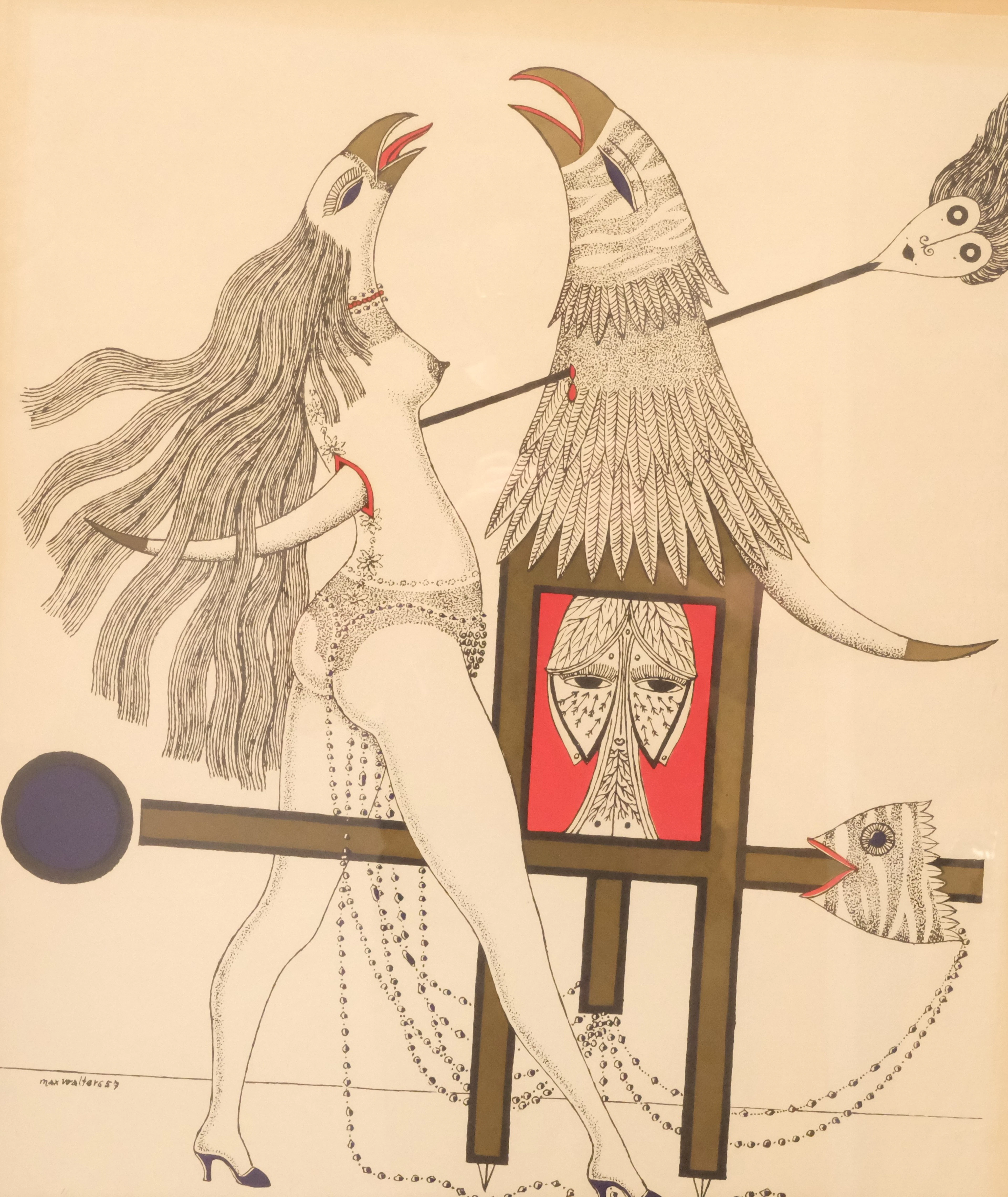 MAX WALTER SVANBERG. LITOGRAFI.